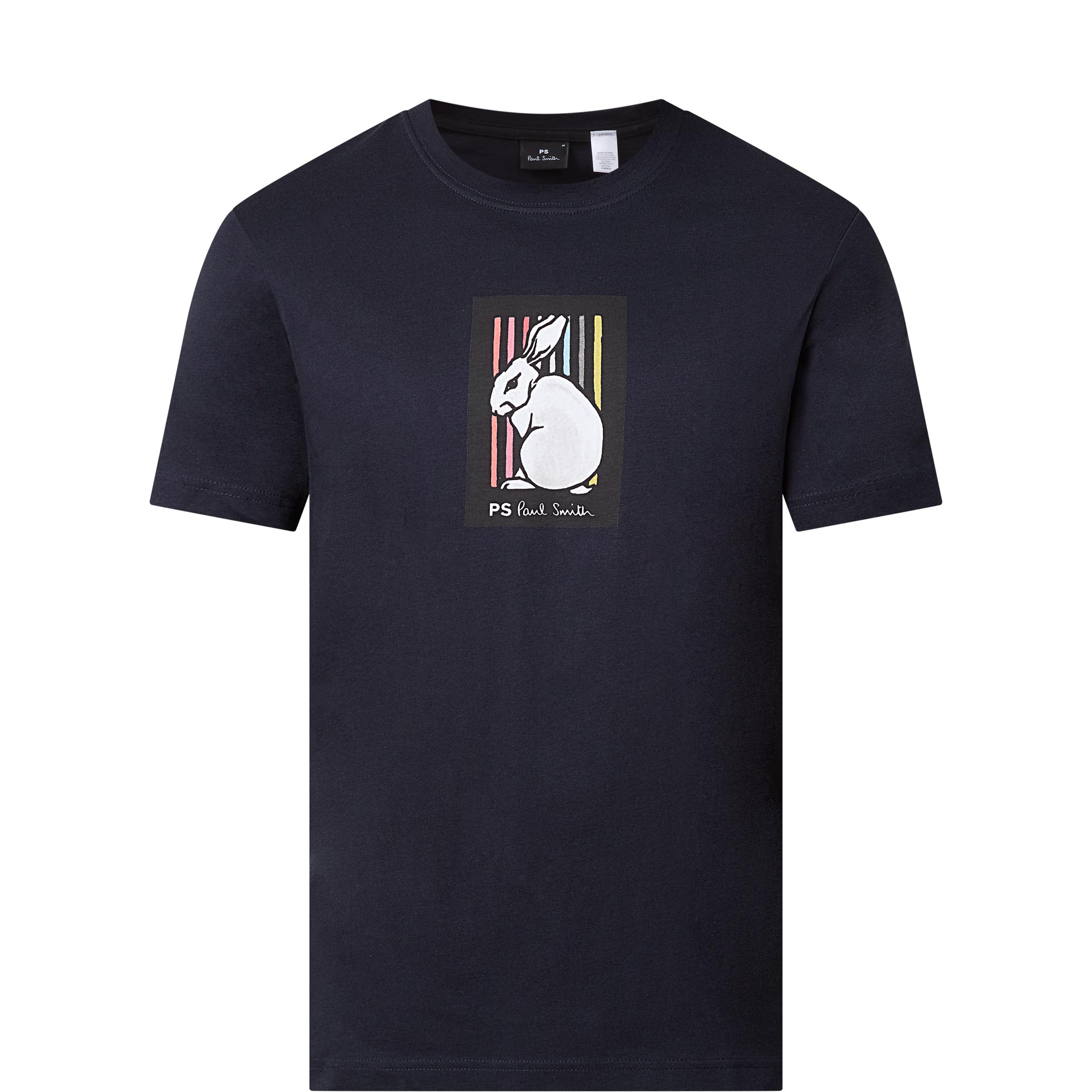 Rabbit Stripe Logo T-Shirt