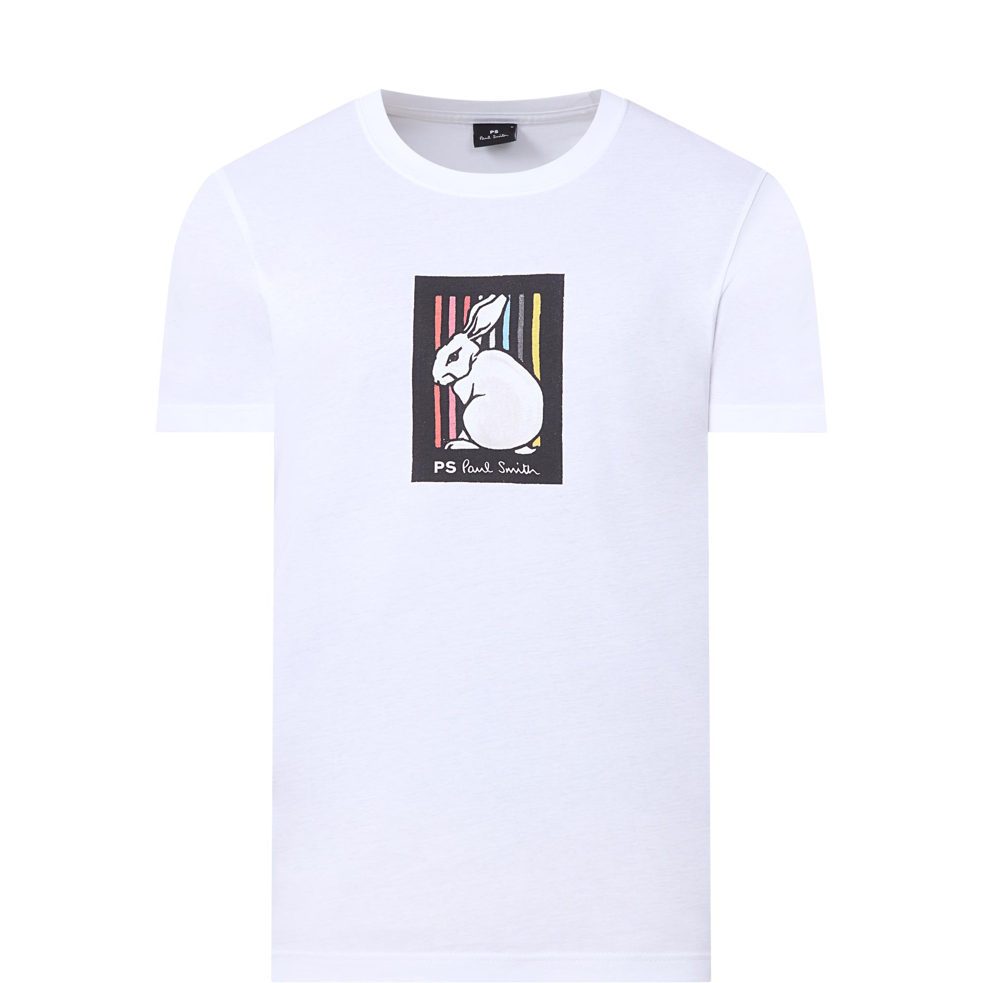 Rabbit Stripe Logo T-Shirt