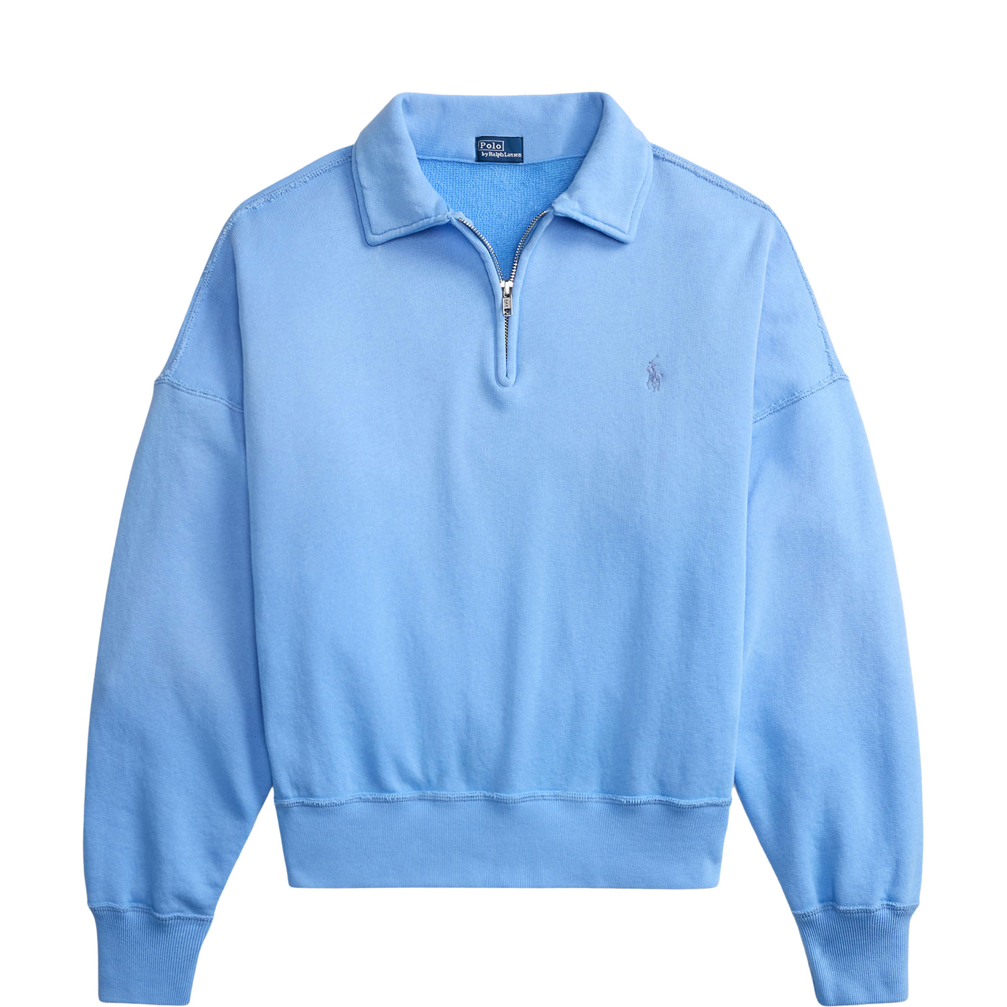 Pony Logo Quarter Zip Fleece Sweater
