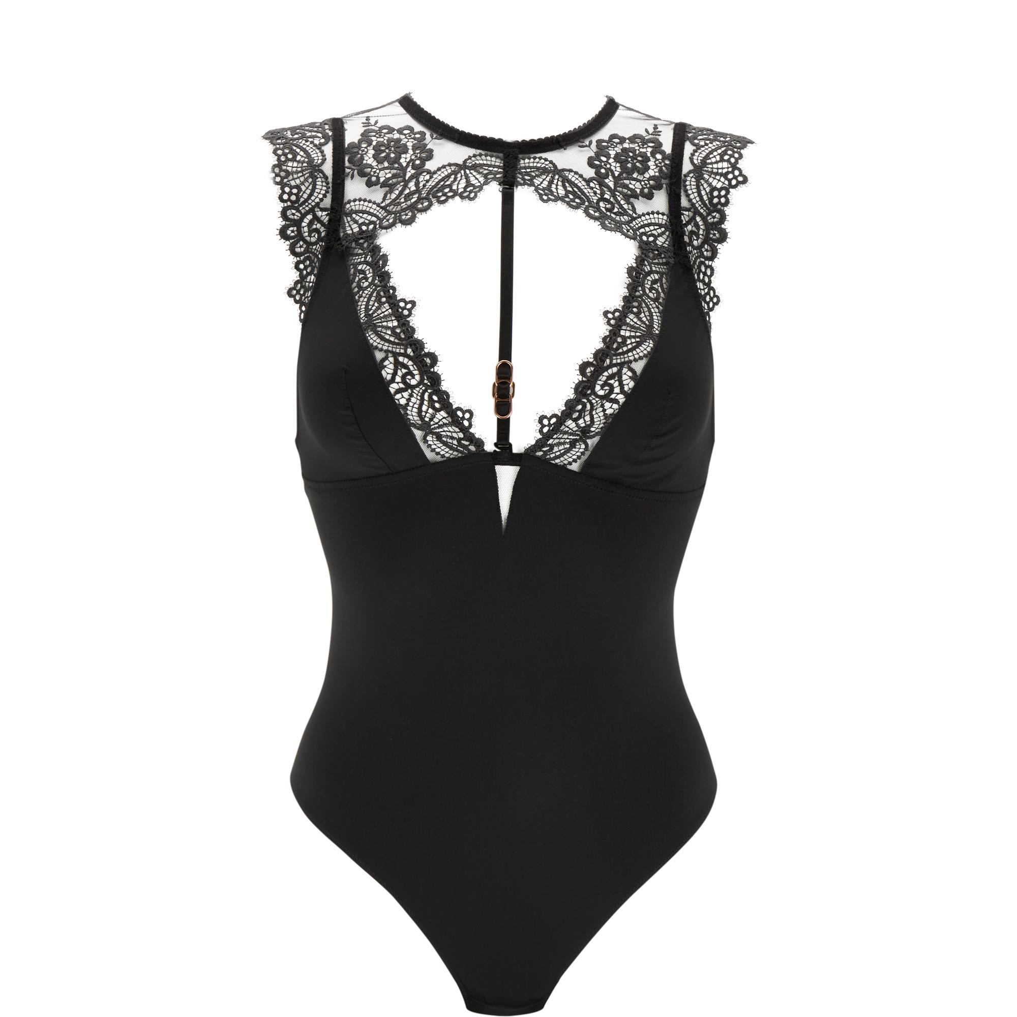 Idole Lace Cut Out Bodysuit
