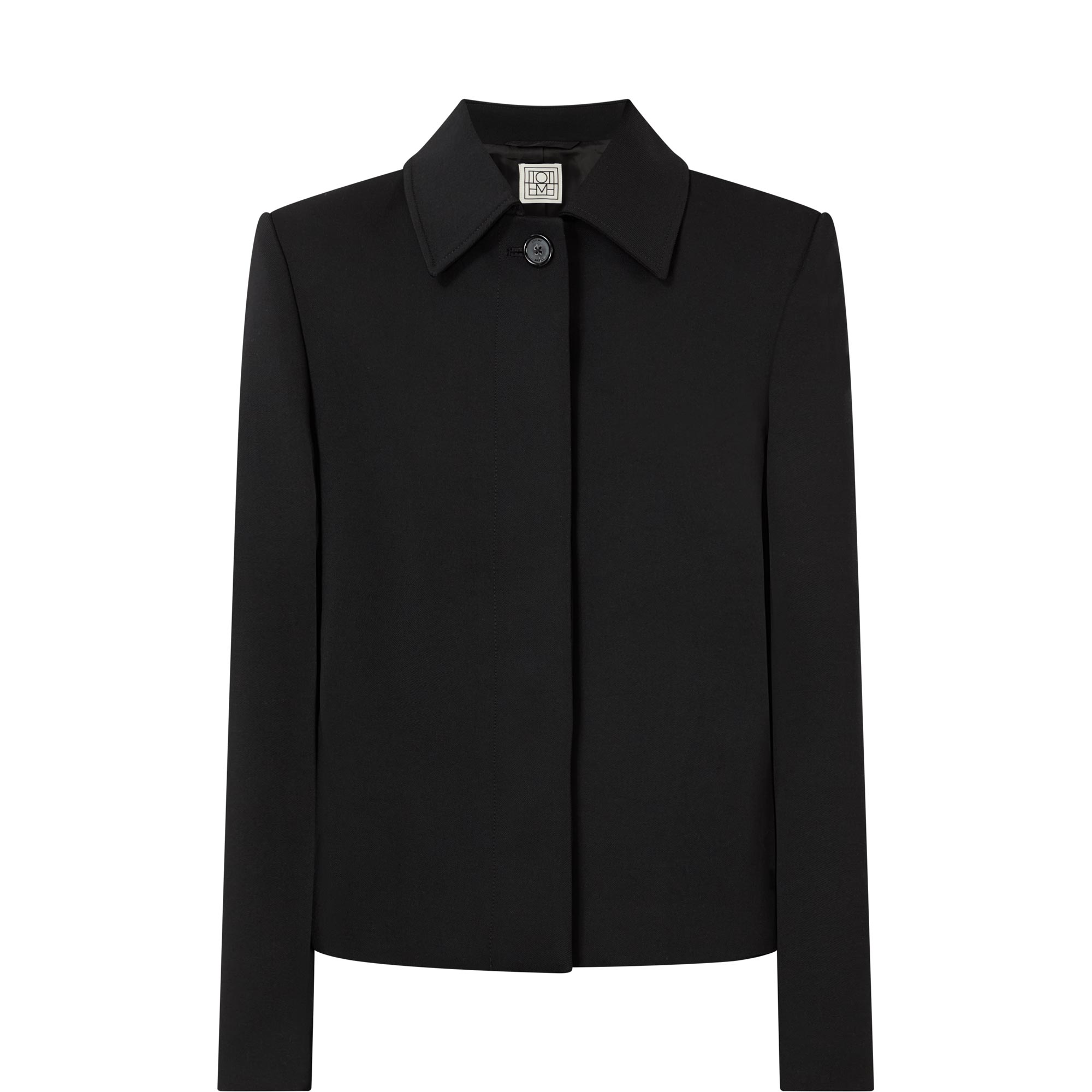 Single-Breasted Boxy Jacket