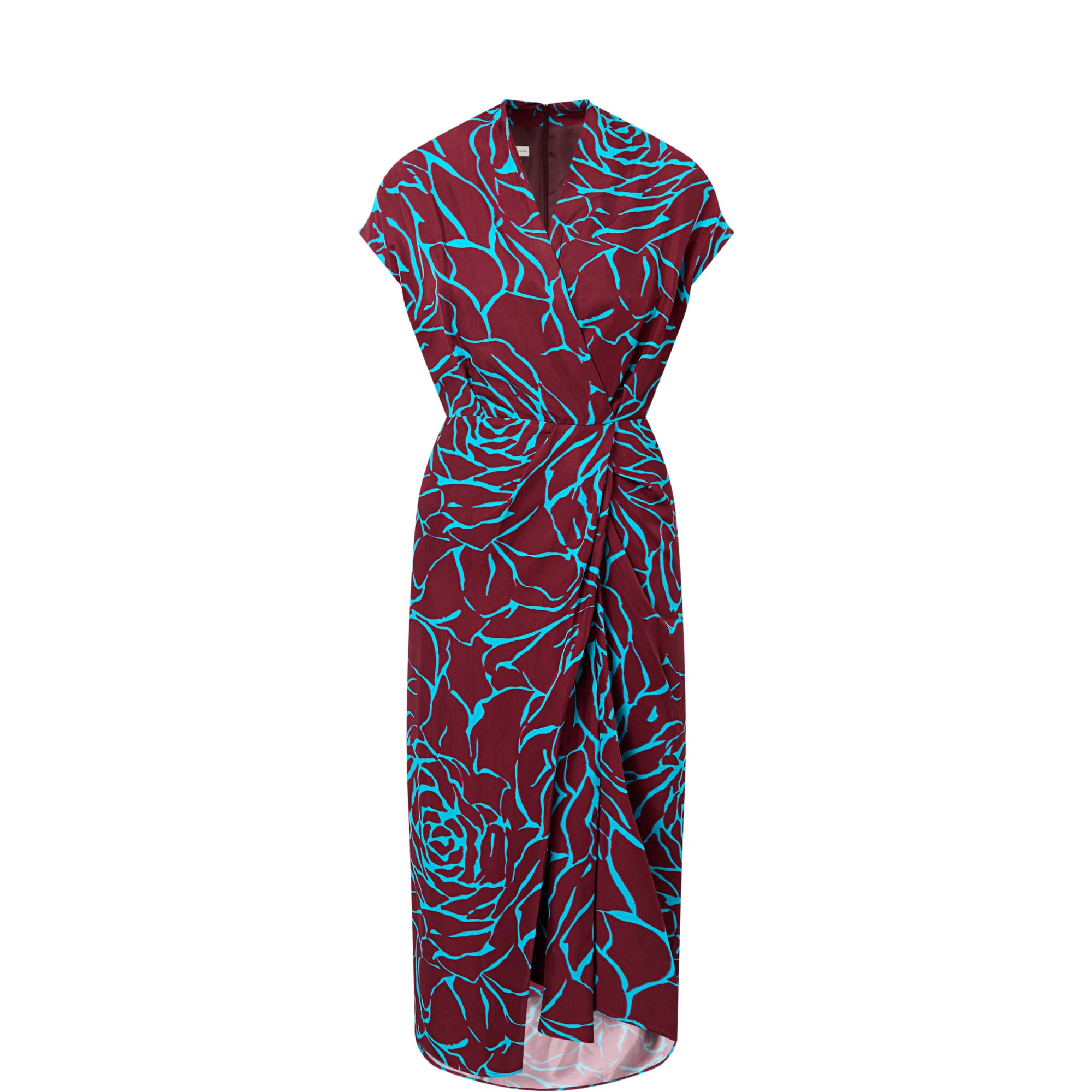 Dilian Printed Wrap Dress