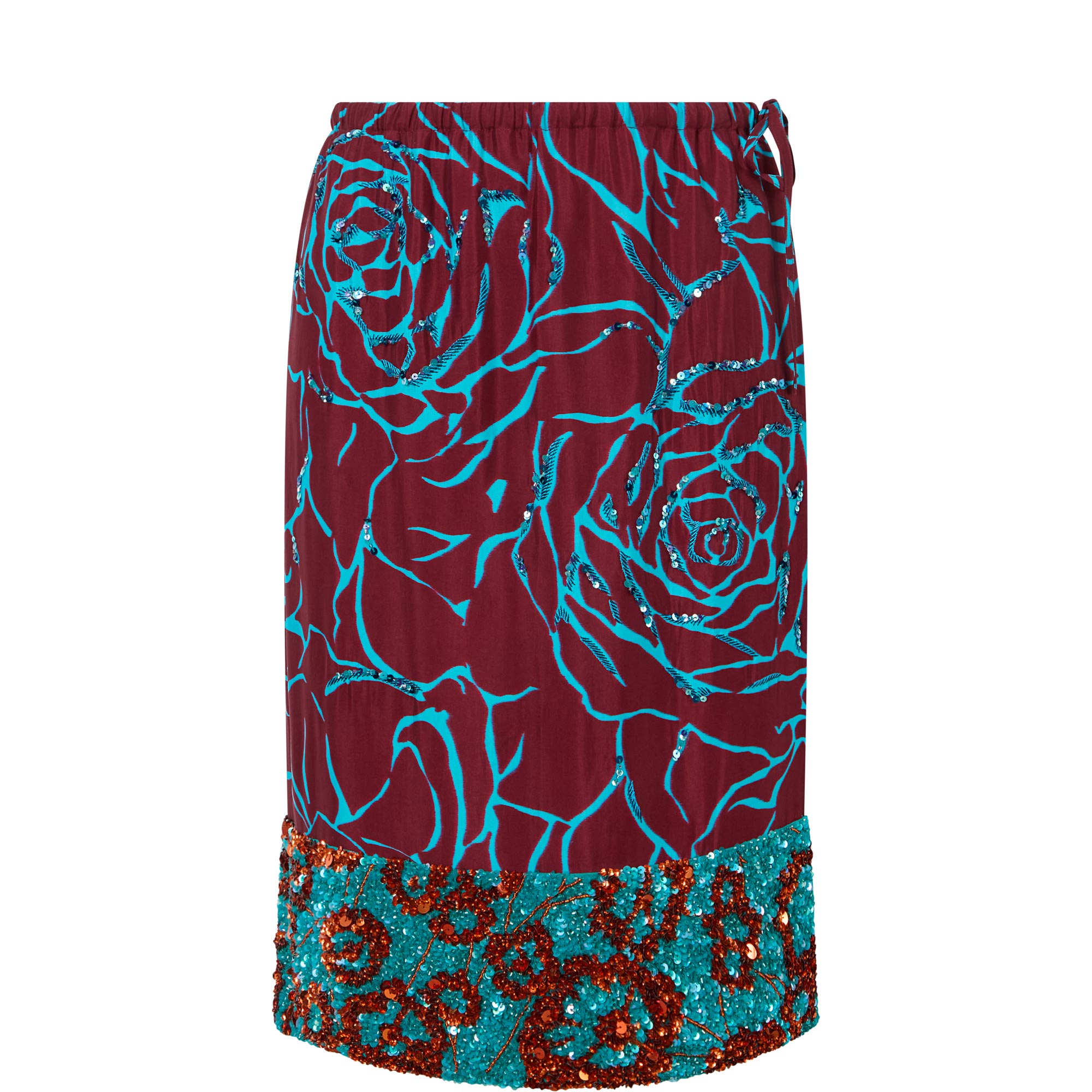 Floral Embellished Skirt