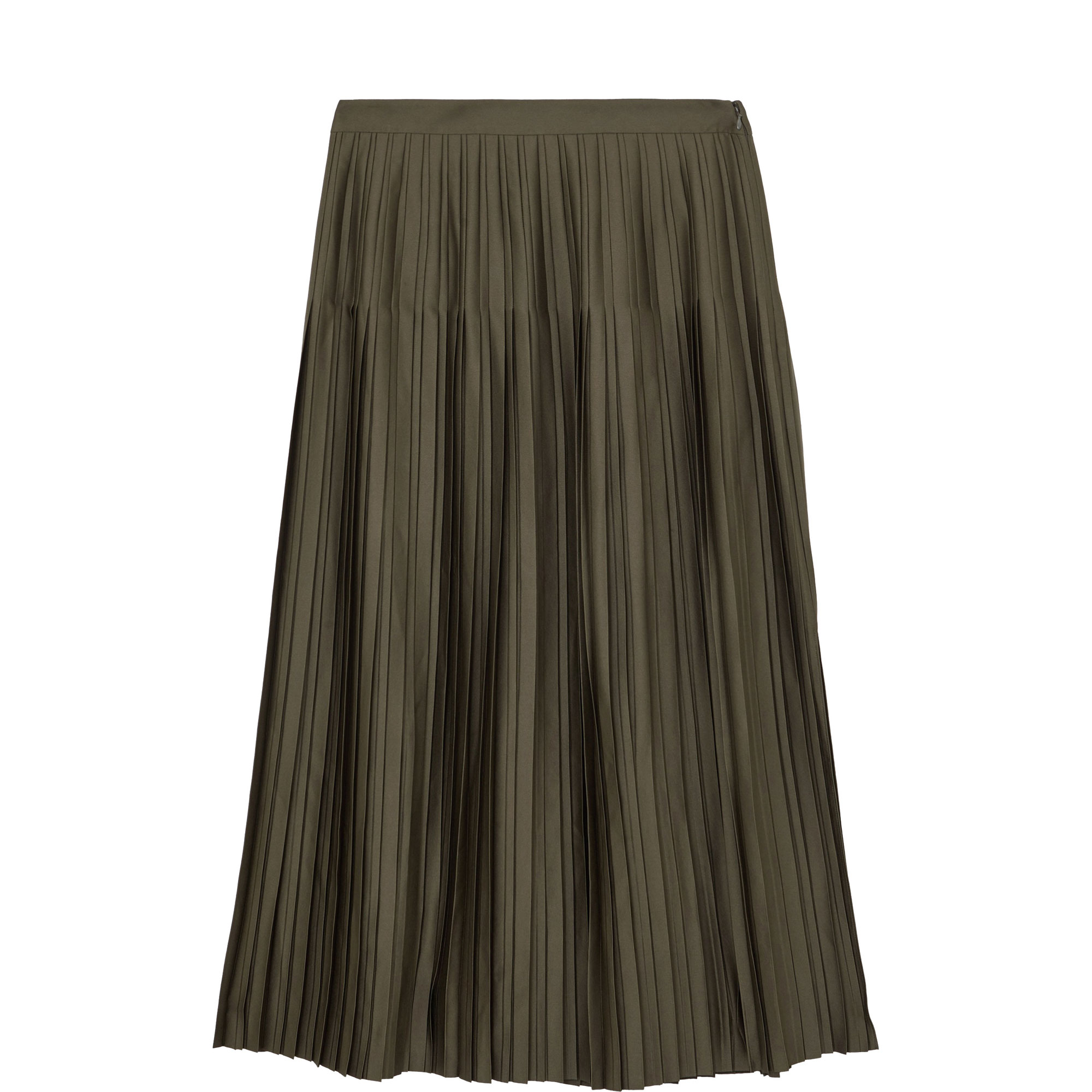 Savannah Satin Pleated Skirt