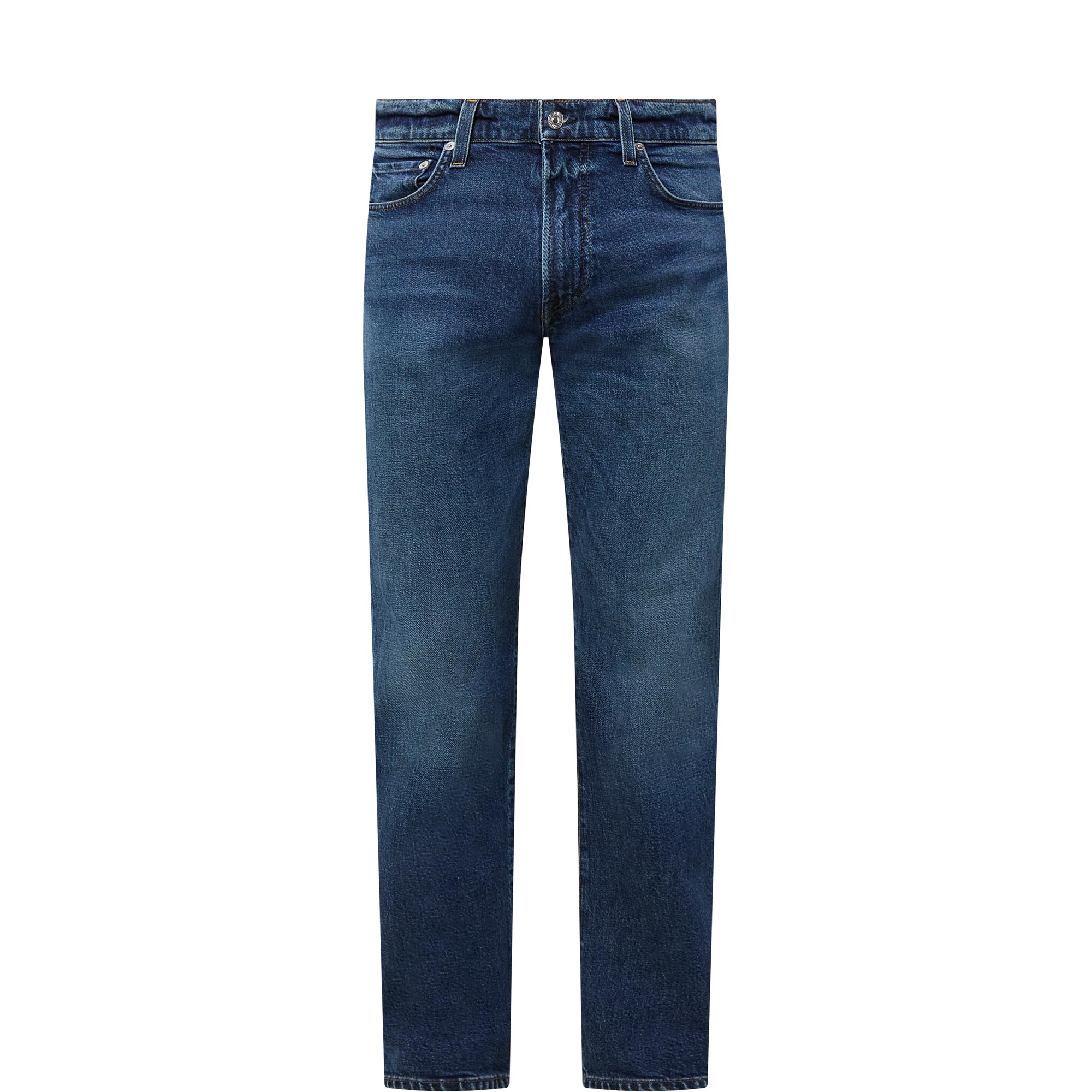 Elijah Mid-Rise Straight Leg Jeans