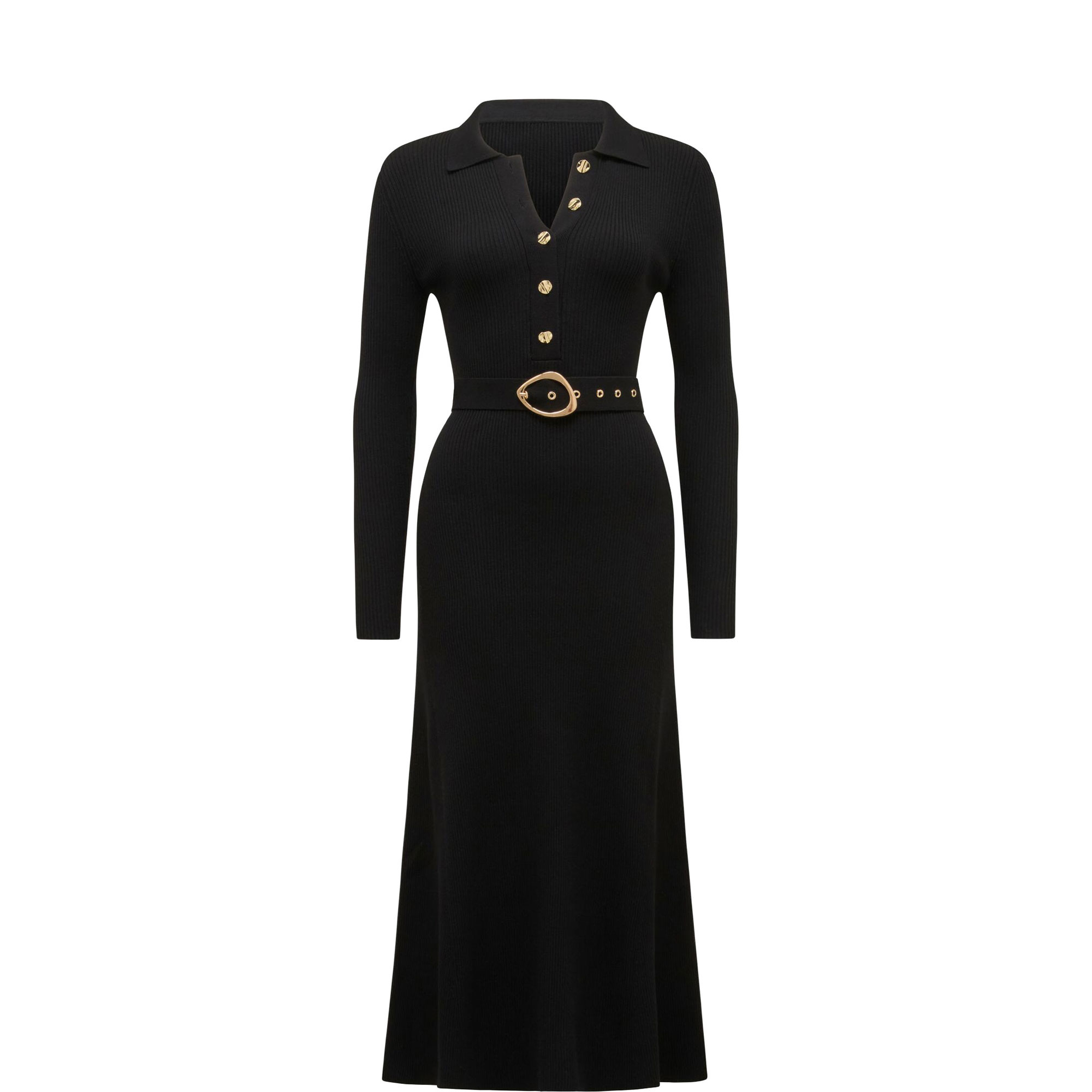 Kelani Belted Midi Dress