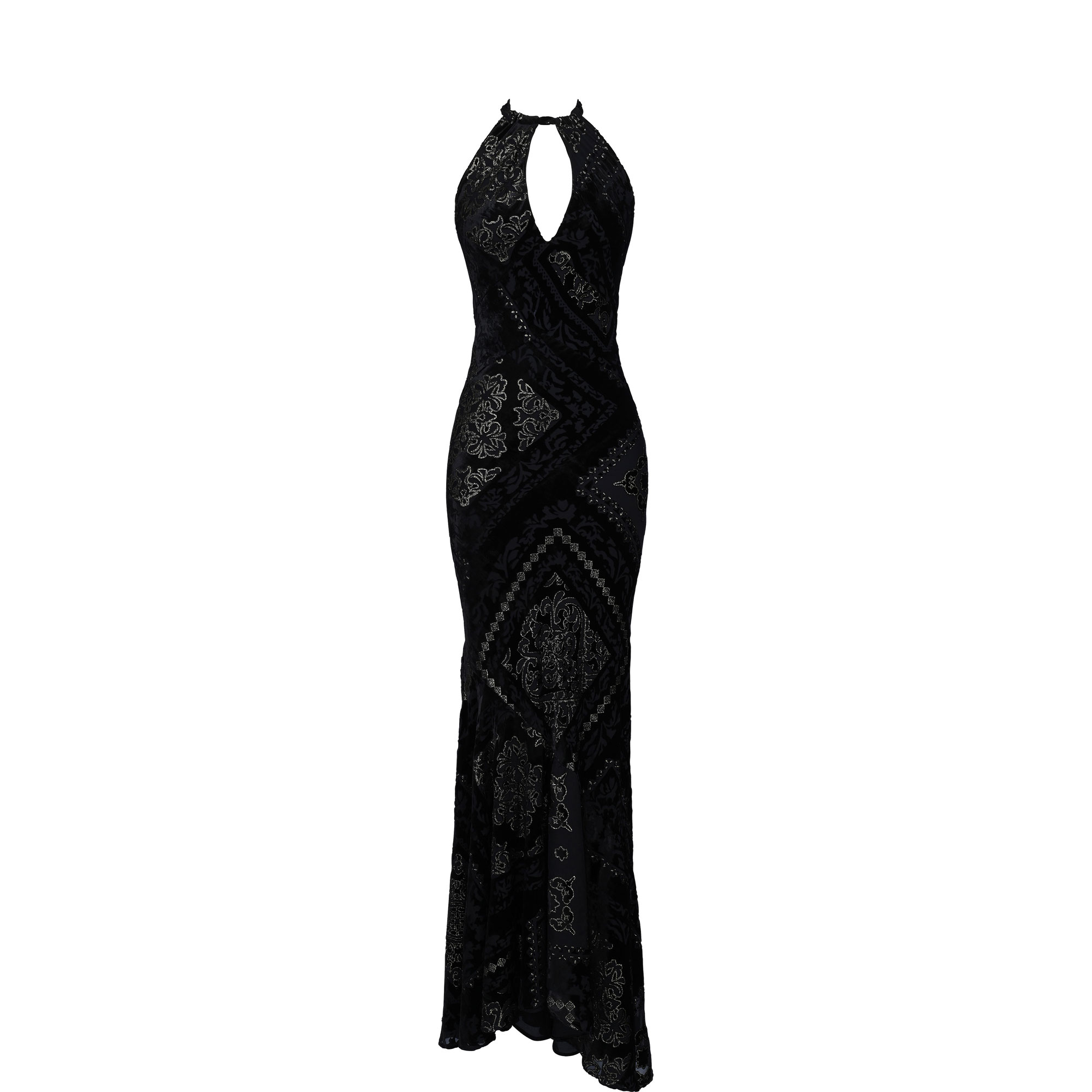 chinese dress ladies Red Breeze Geo Lace Maxi Dress – GUESS main image 0