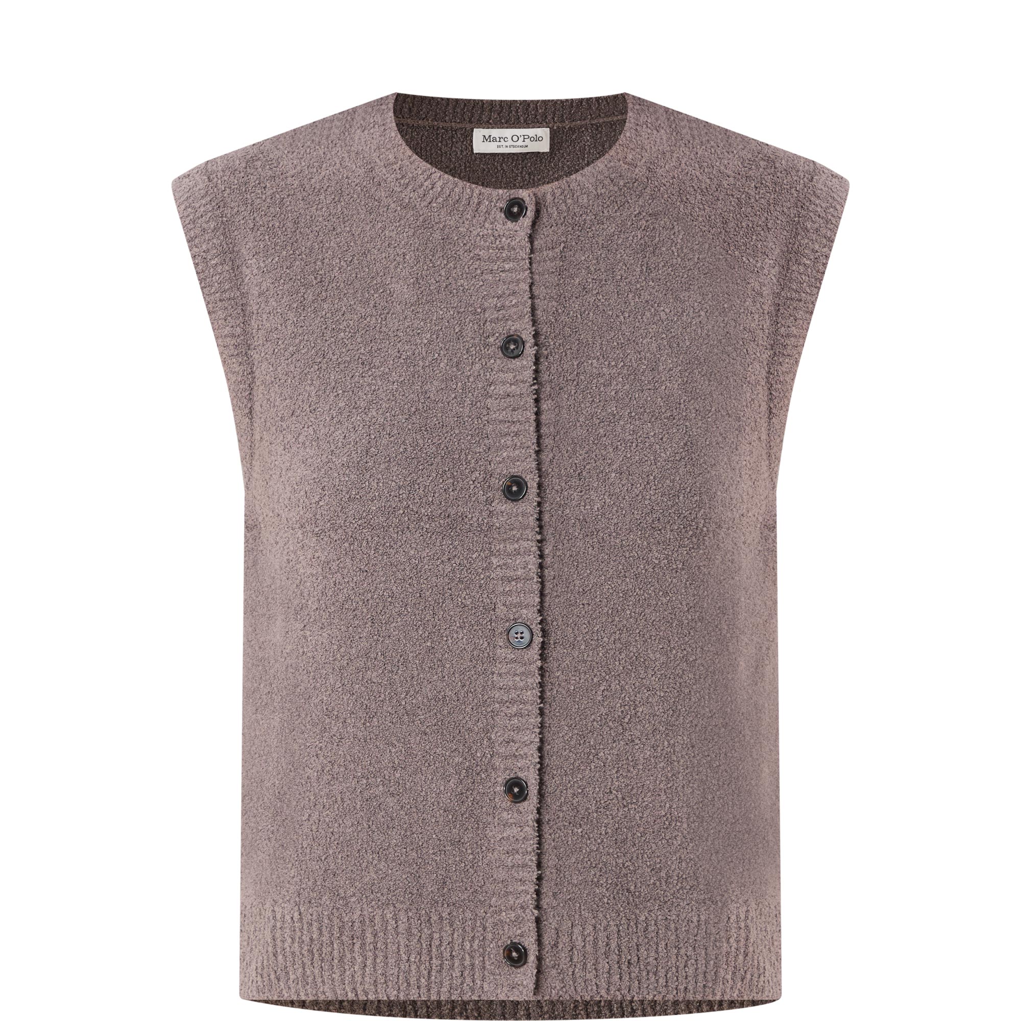 Boucl&eacute; Knitted Vest