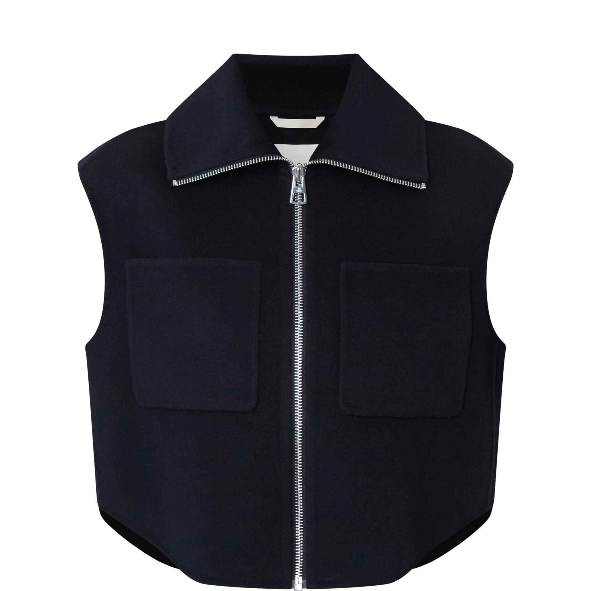 Patch Pocket Double-Faced Gilet