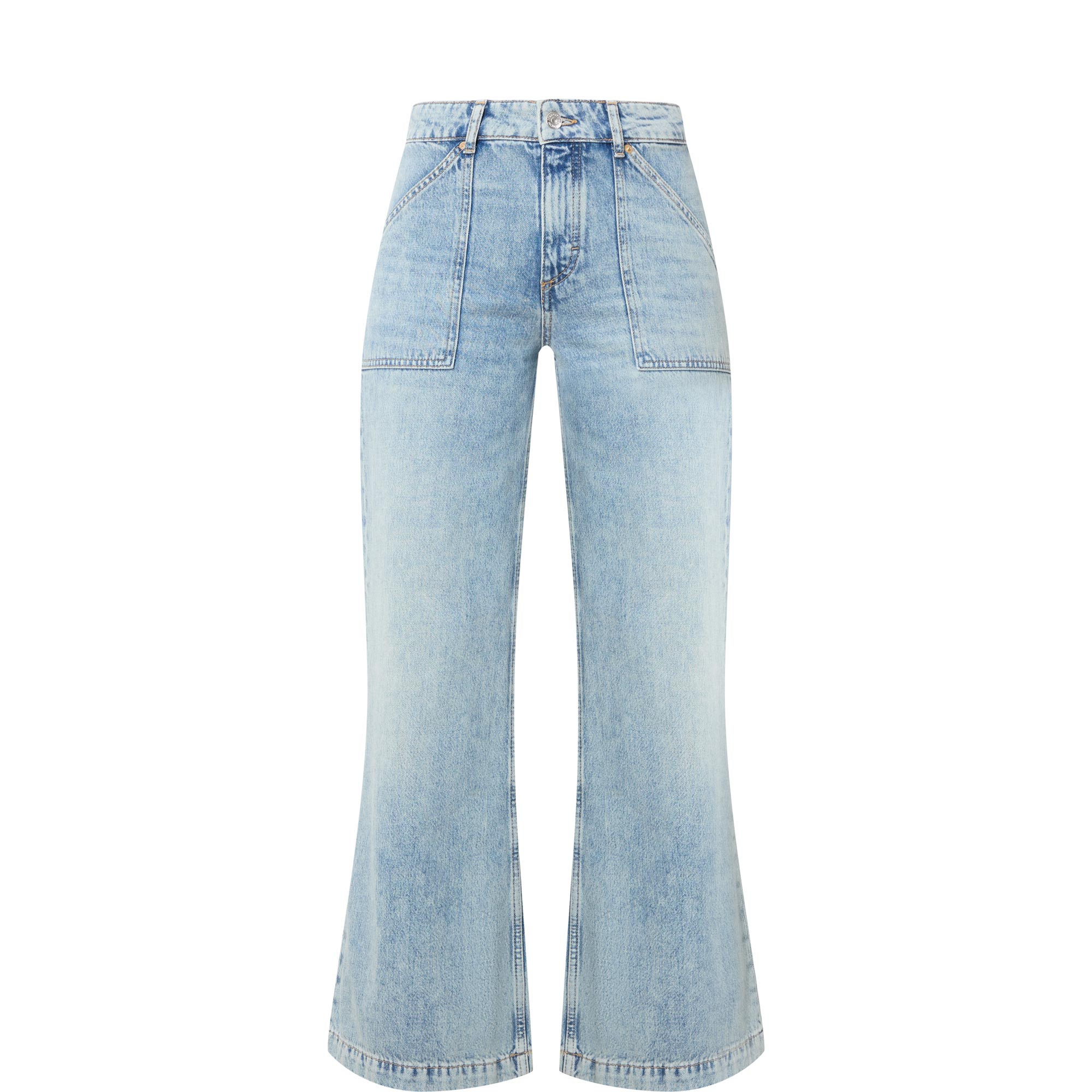 Caya High-Rise Flared Leg Jeans