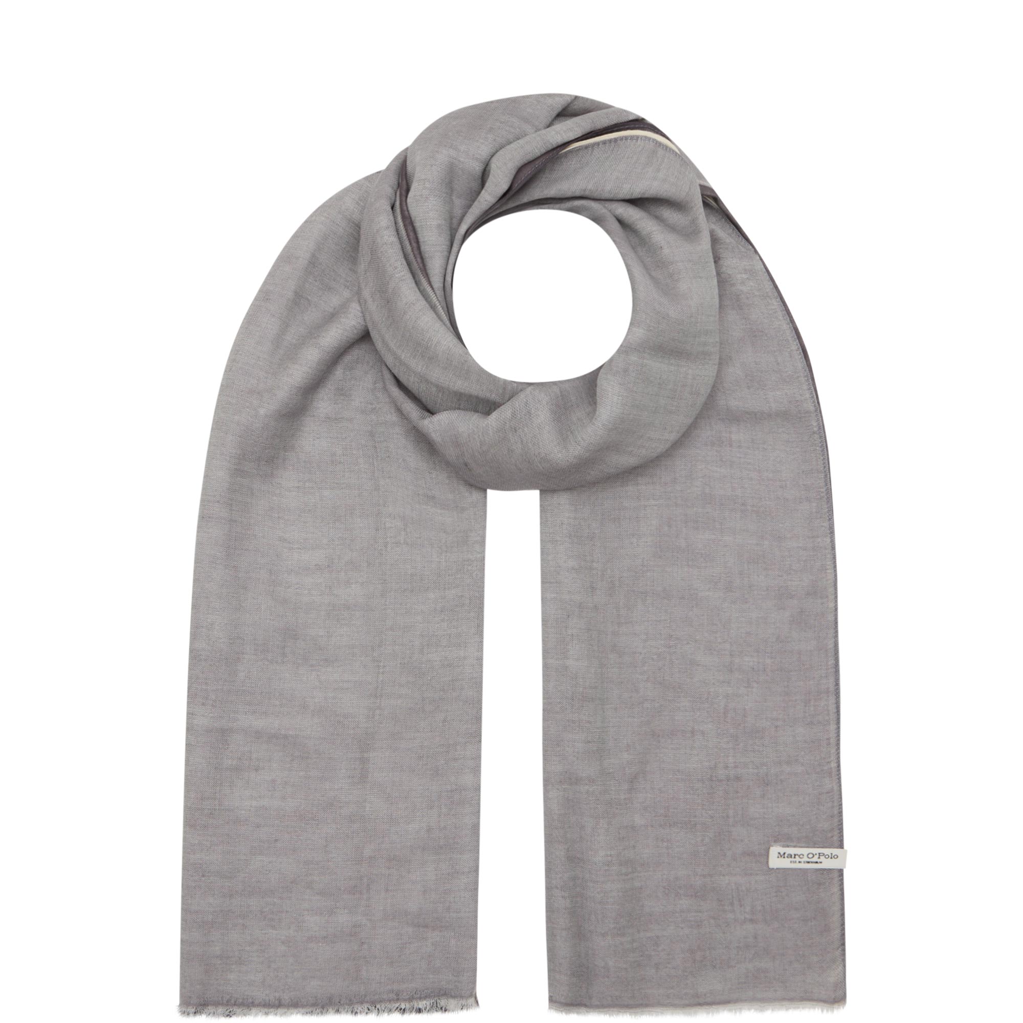 Colour-Blocked Woven Scarf