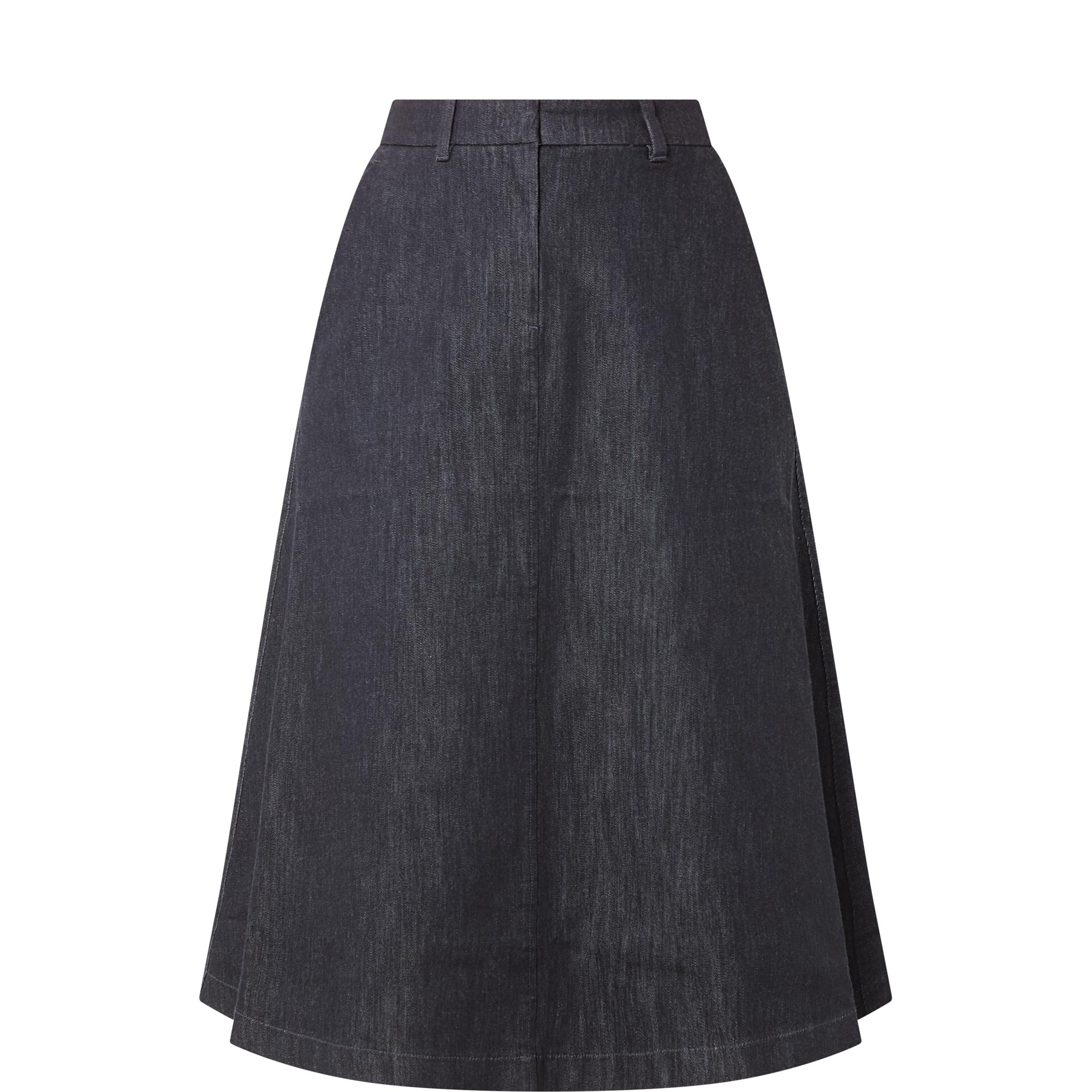 Flared Denim Skirt