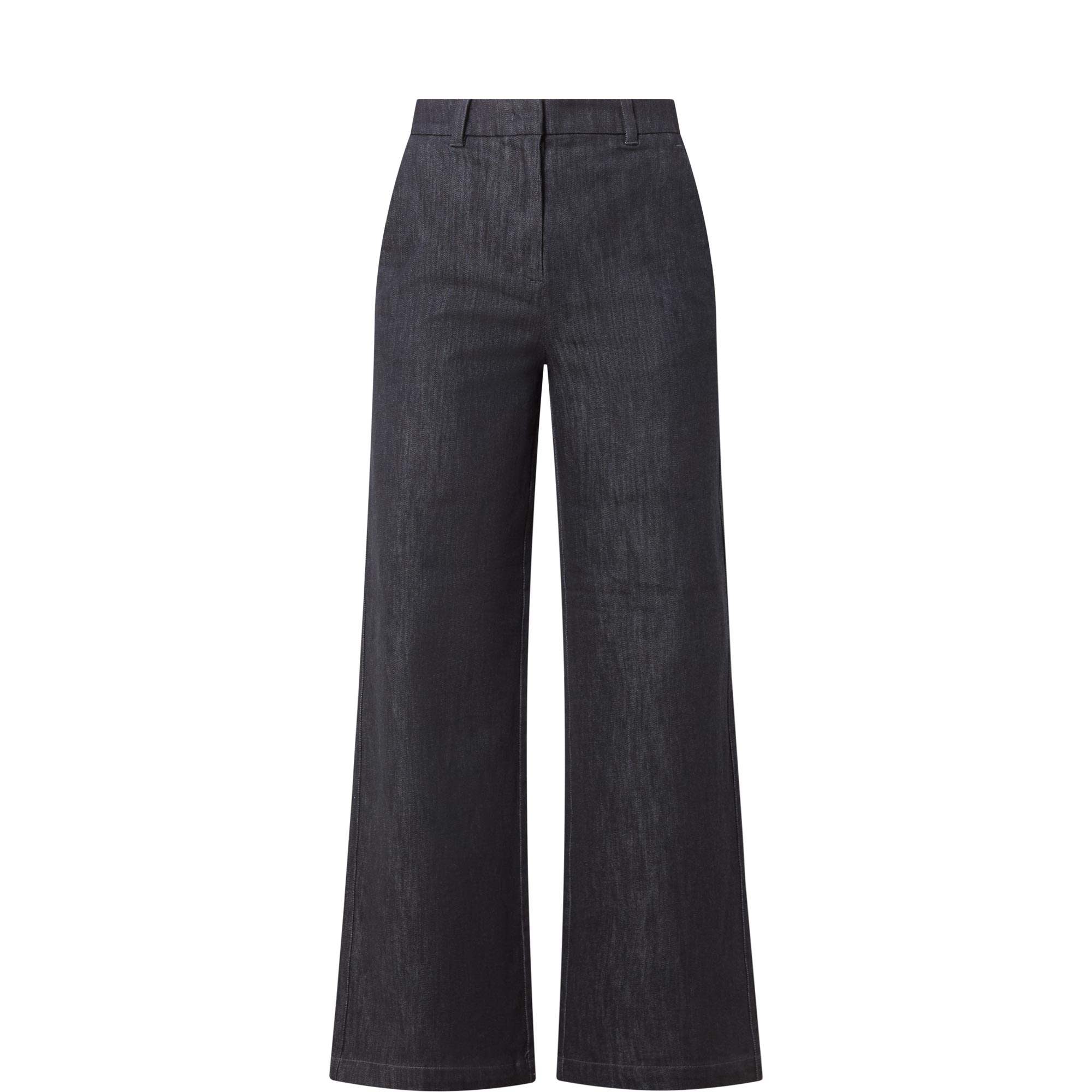 Denim Wide Leg Trousers