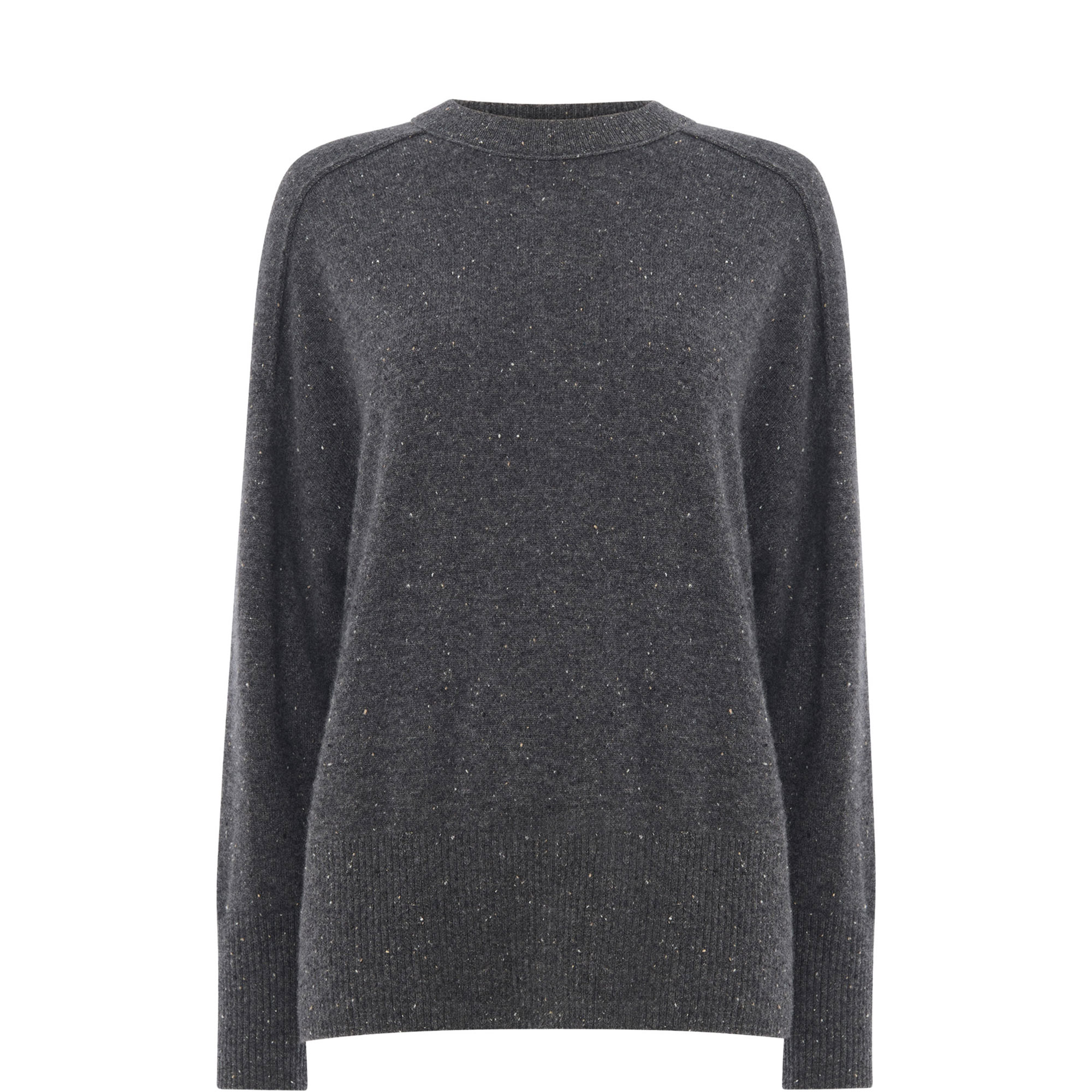 Fleck Seam Cashmere Sweater