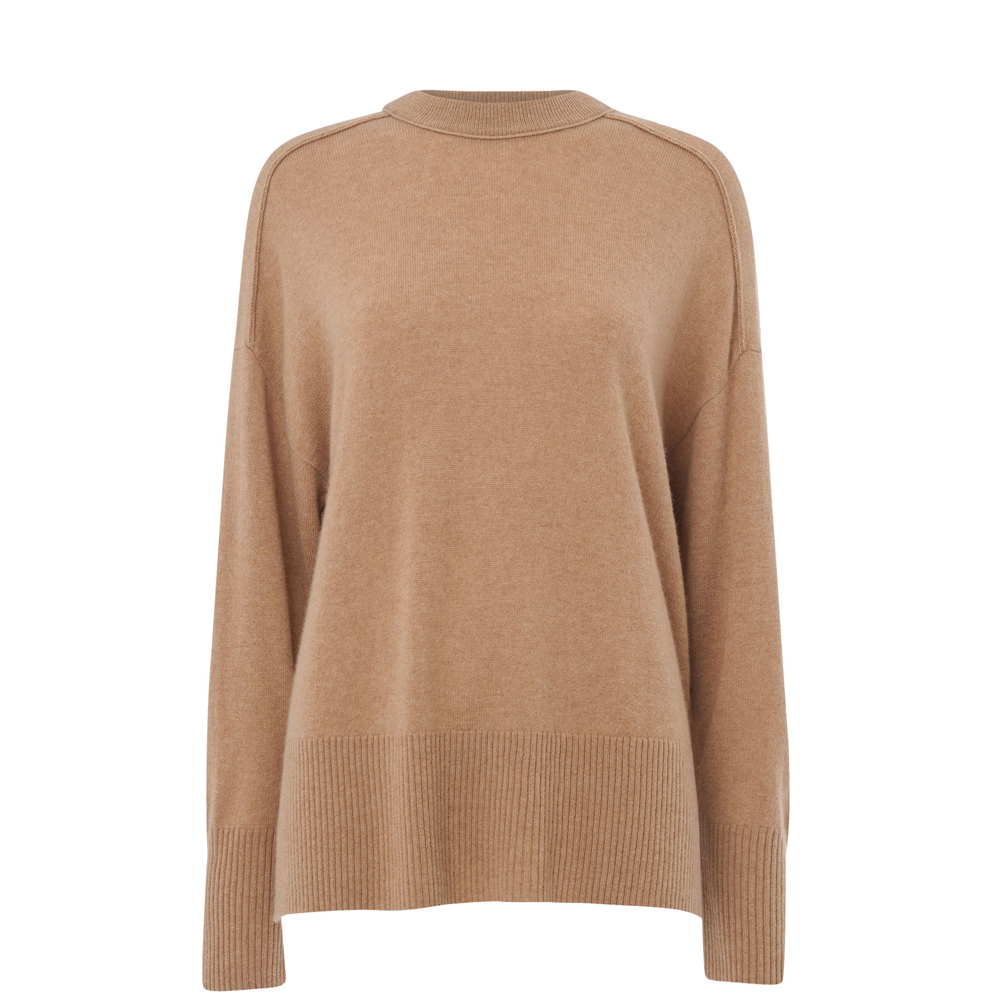 Fleck Seam Cashmere Sweater