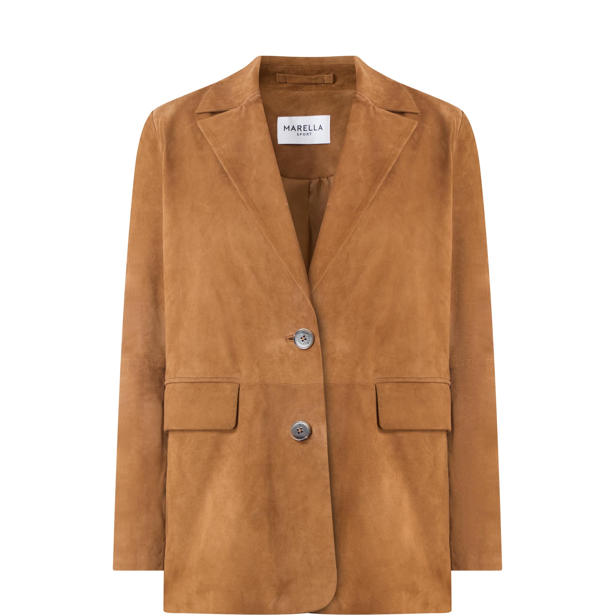 Fulmine Single-Breasted Suede Blazer