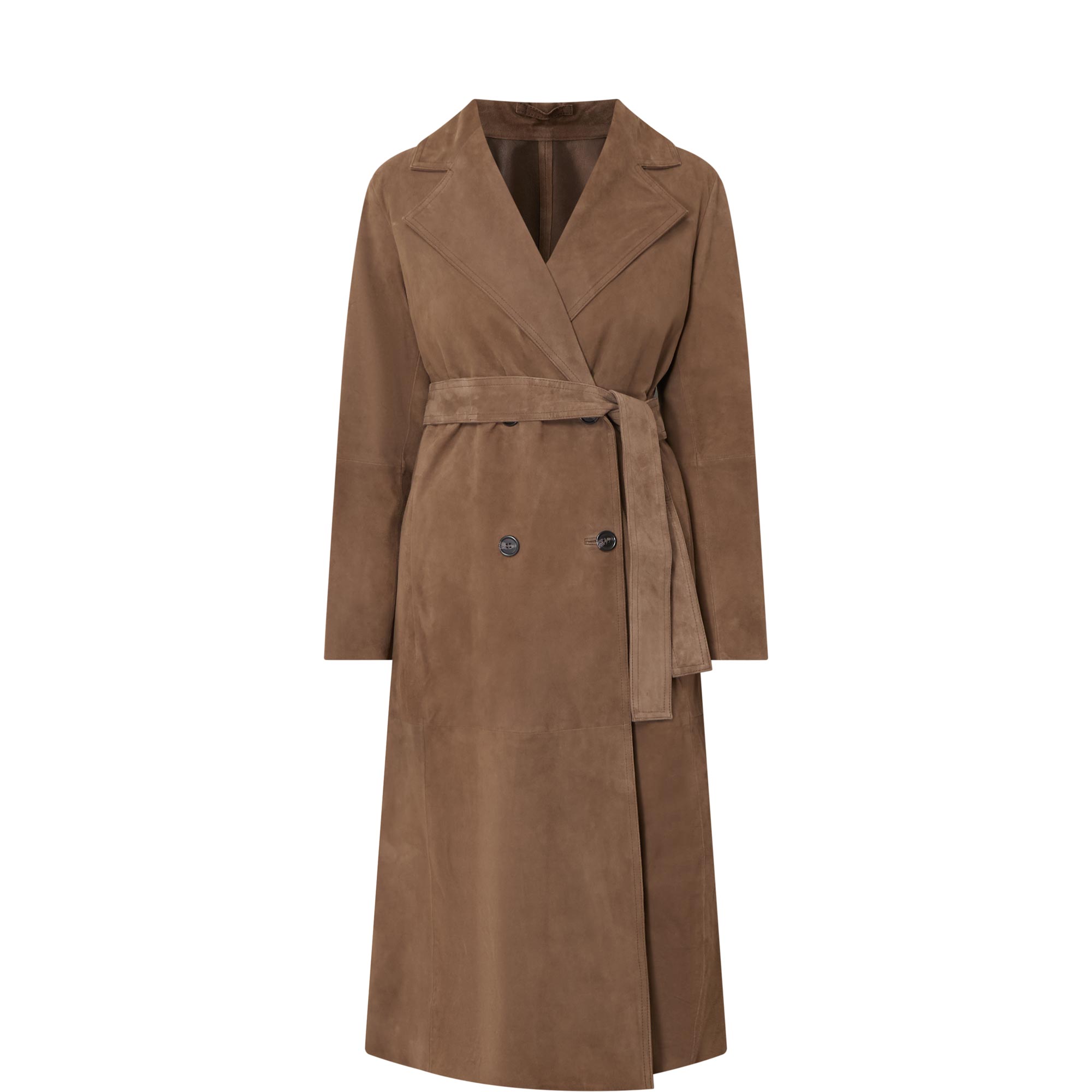 Oblare Suede Trench Coat
