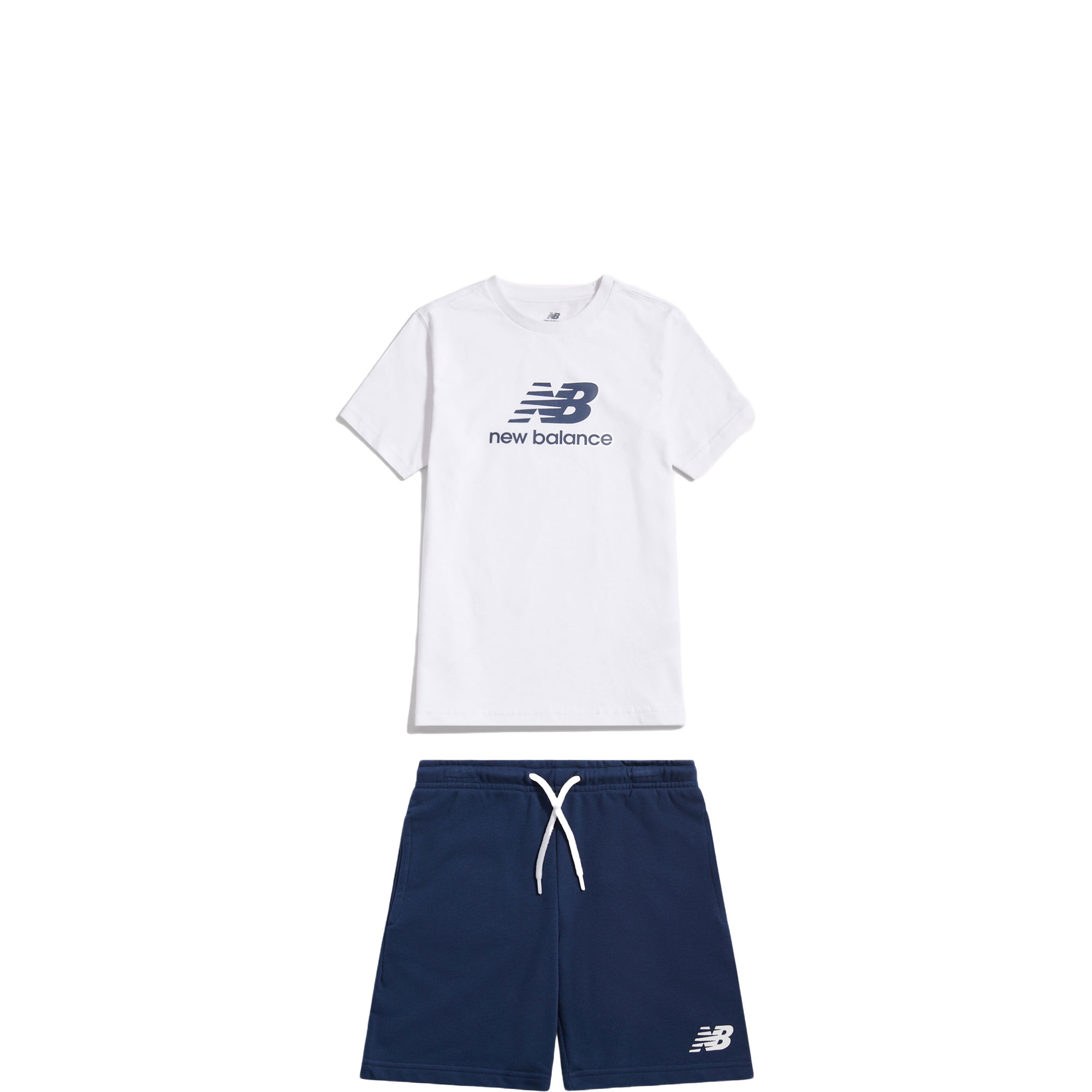 Stacked Logo T-Shirt & Shorts Two-Piece Set