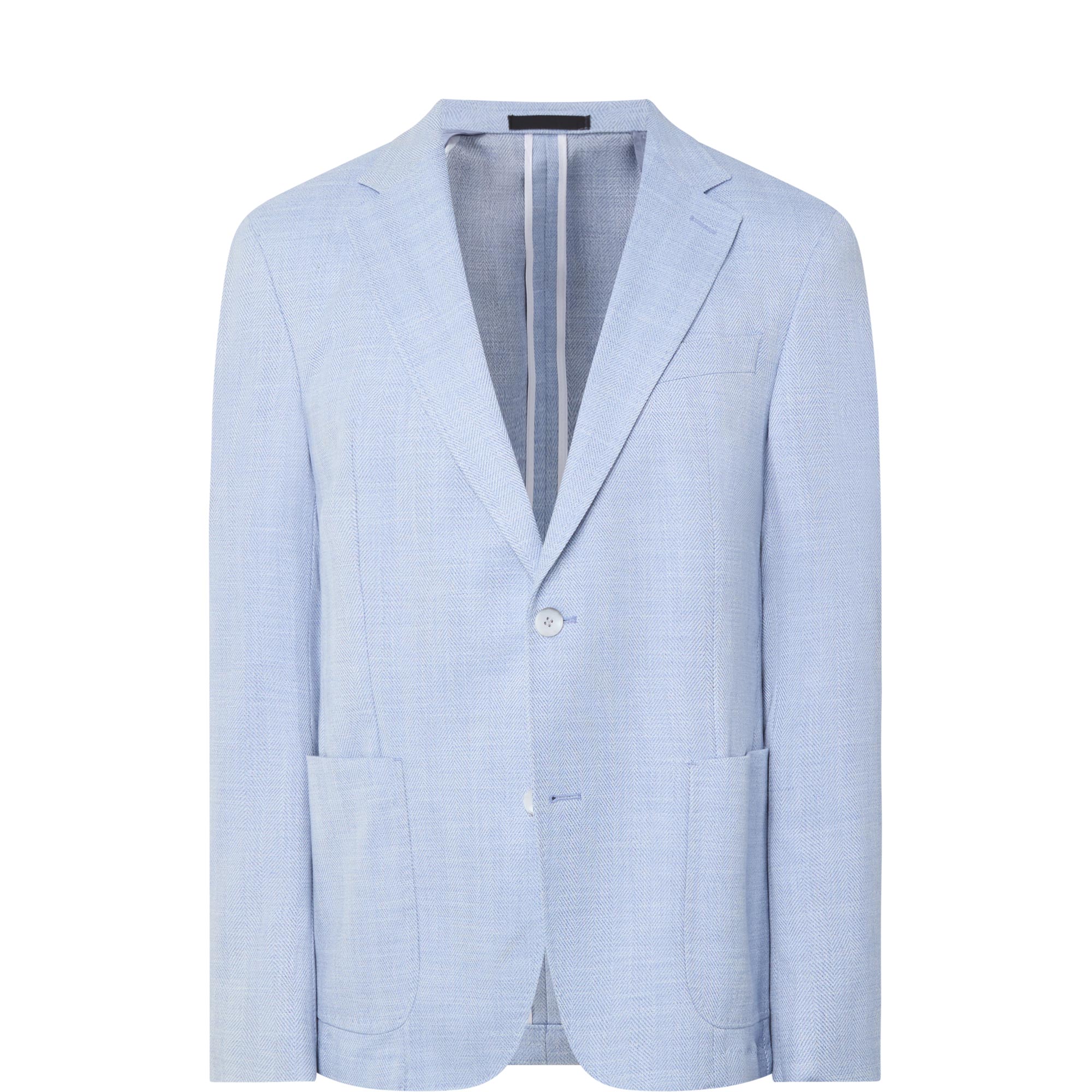 Acon Herringbone Single-Breasted Blazer