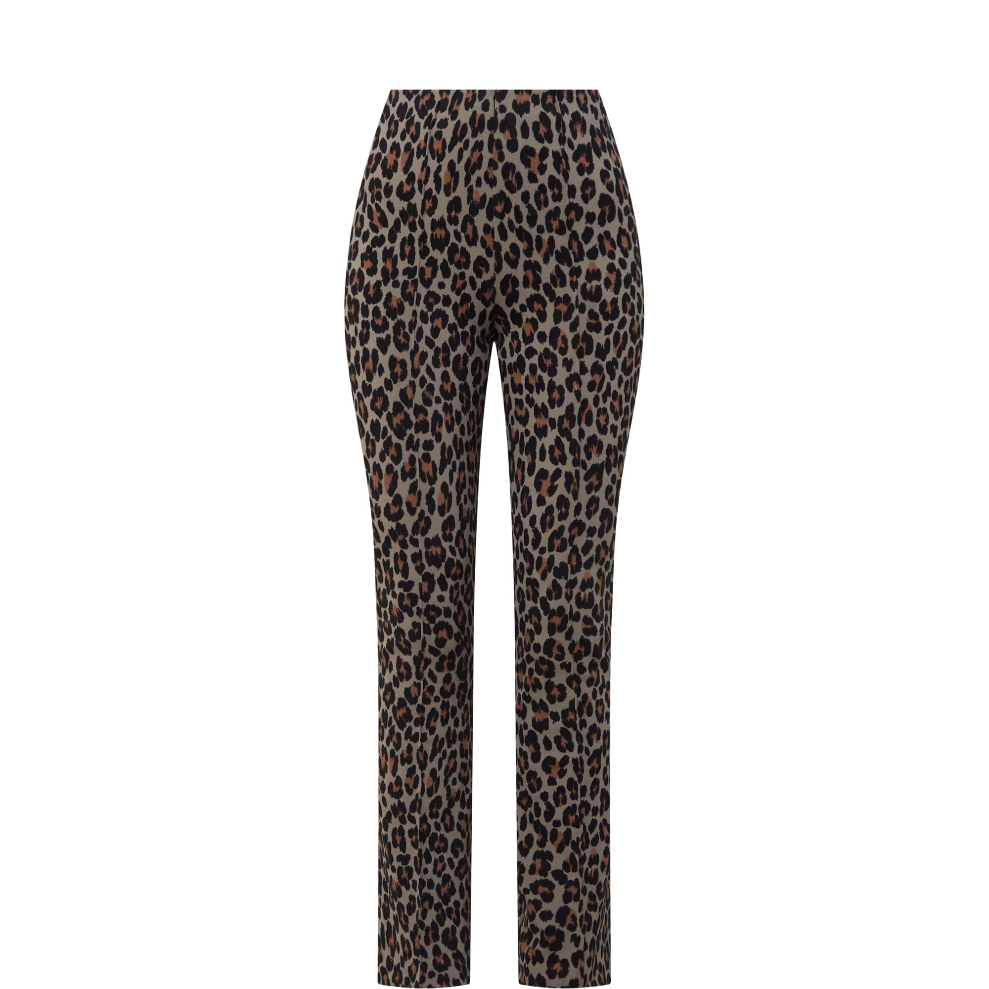 Perfect Fit Leopard Flared Trousers