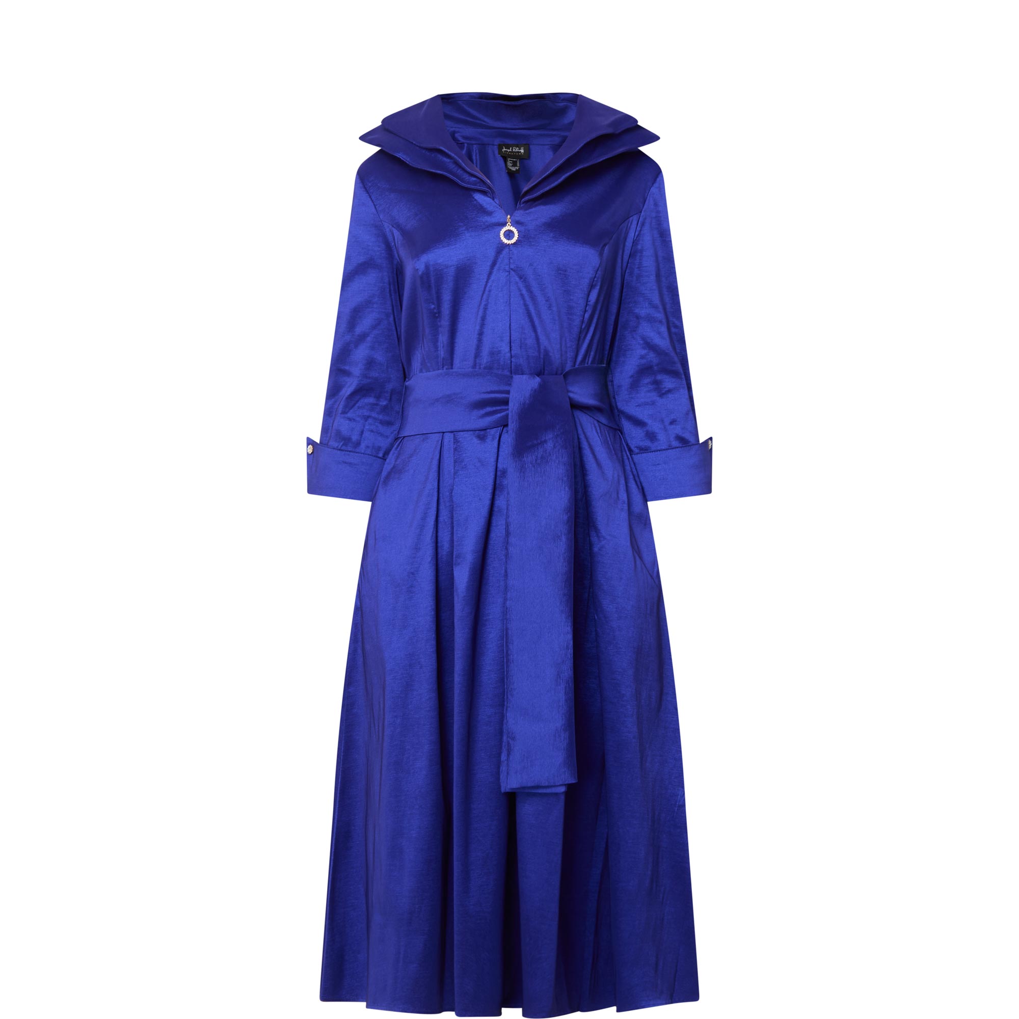 Belted Pleated Dress