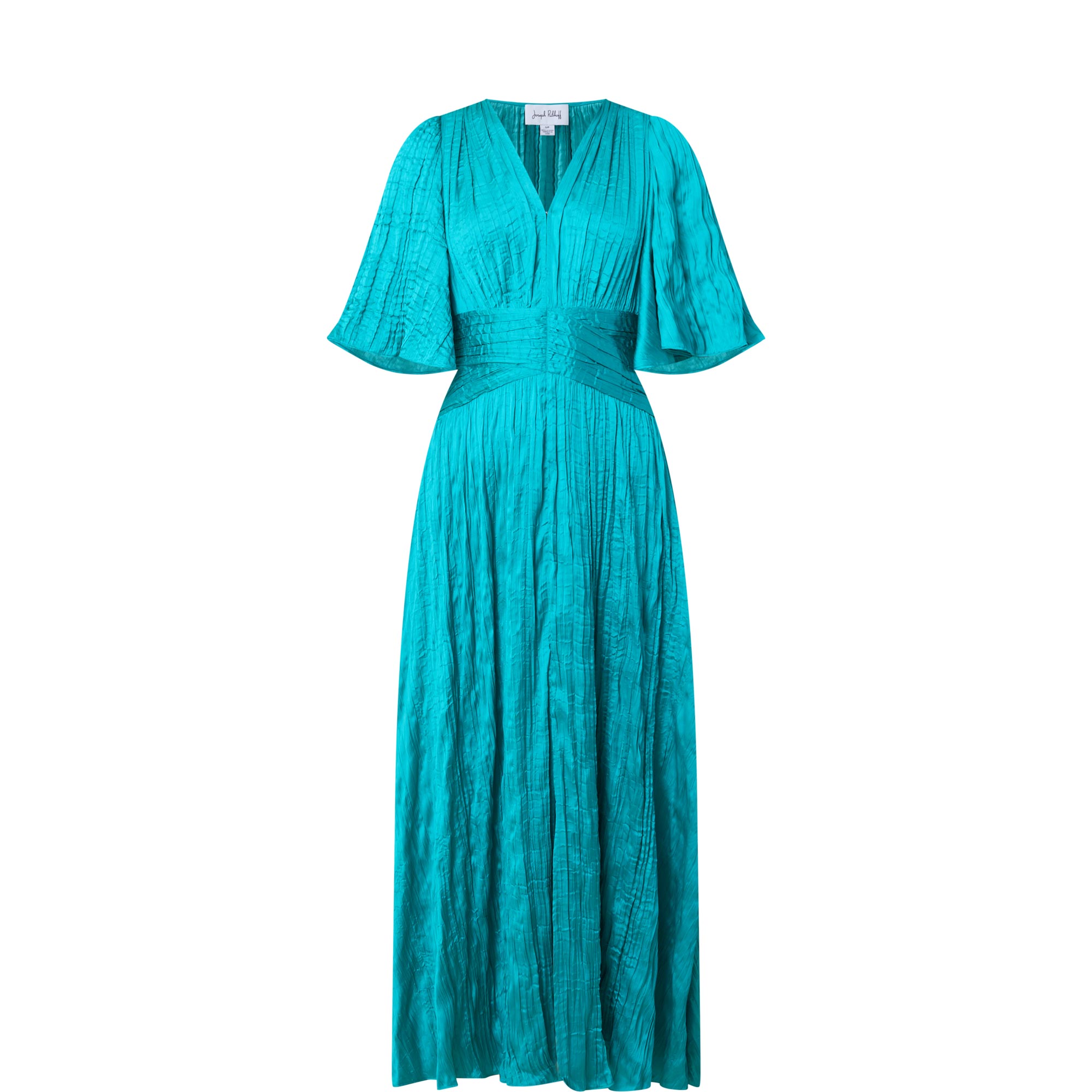 Pliss&eacute; Flared Dress