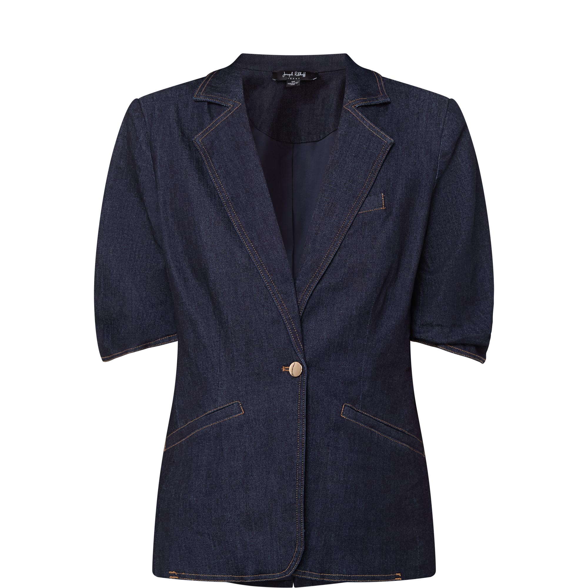 Puff Sleeve Denim Jacket