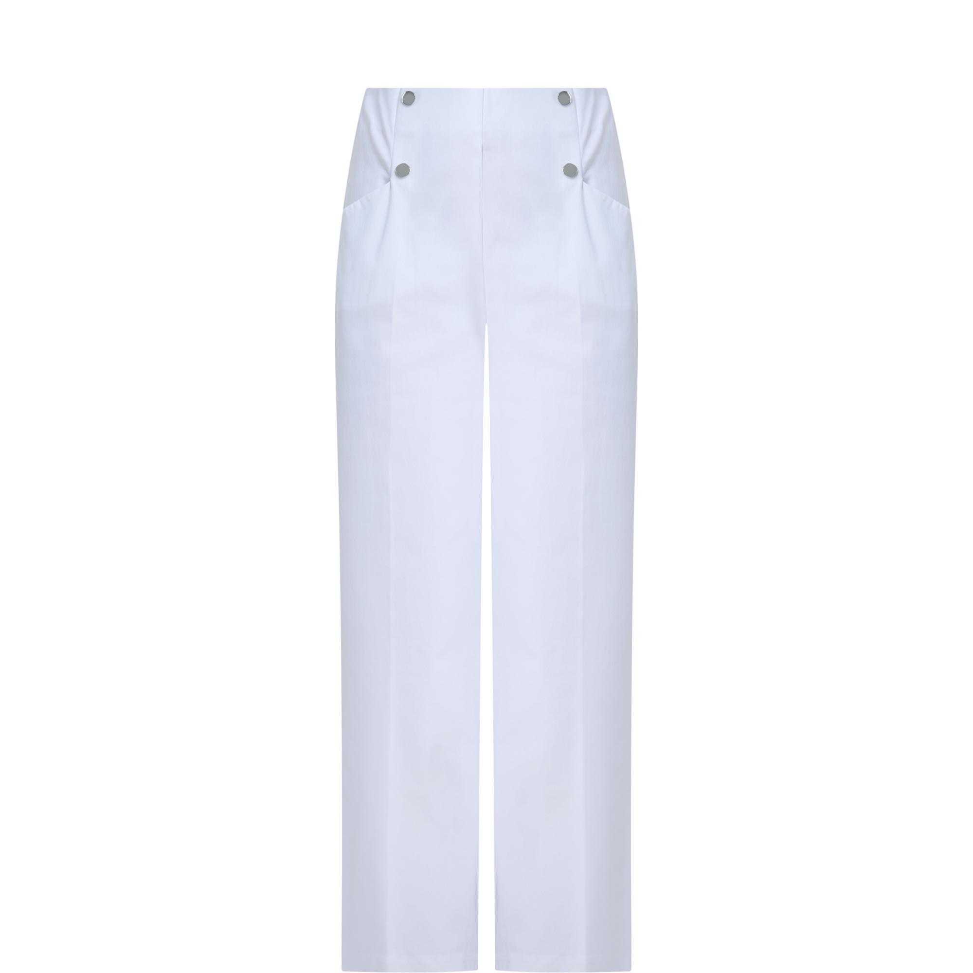 Pressed Straight-Leg Trousers