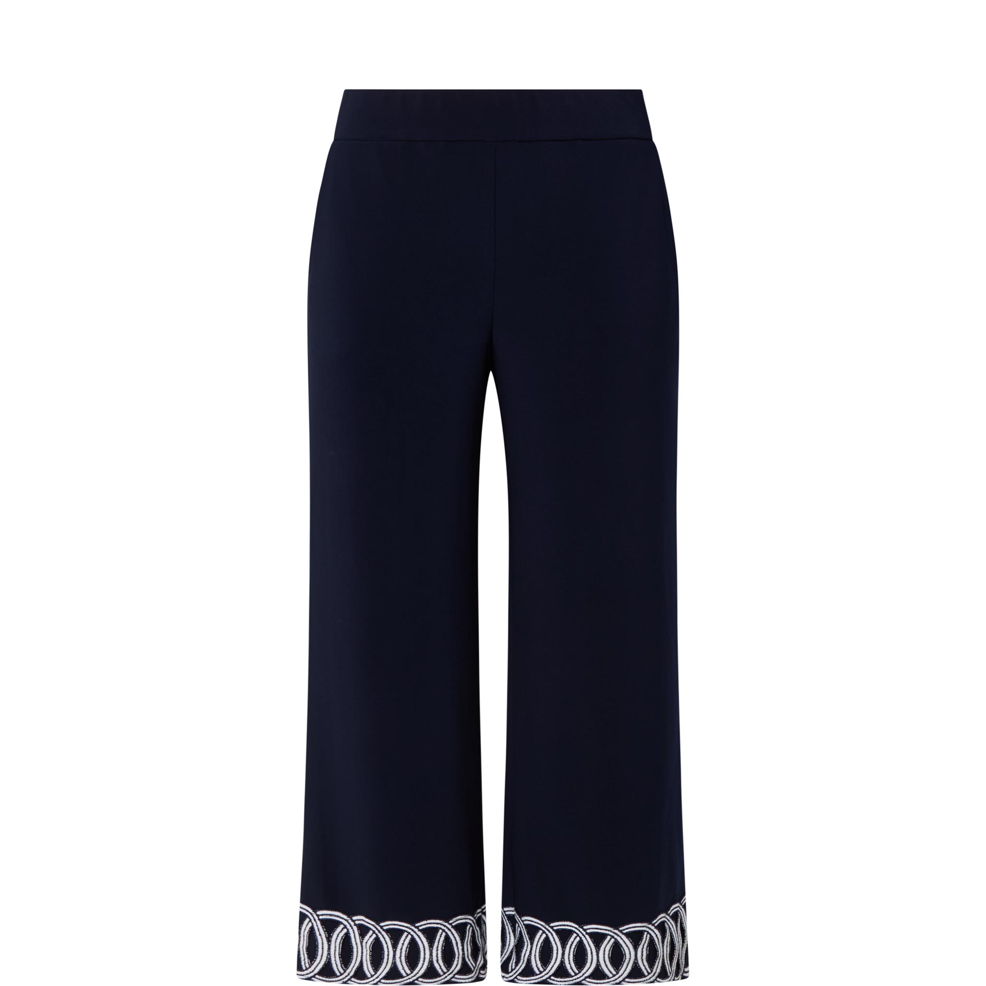 Guipure Knitted Cropped Trousers