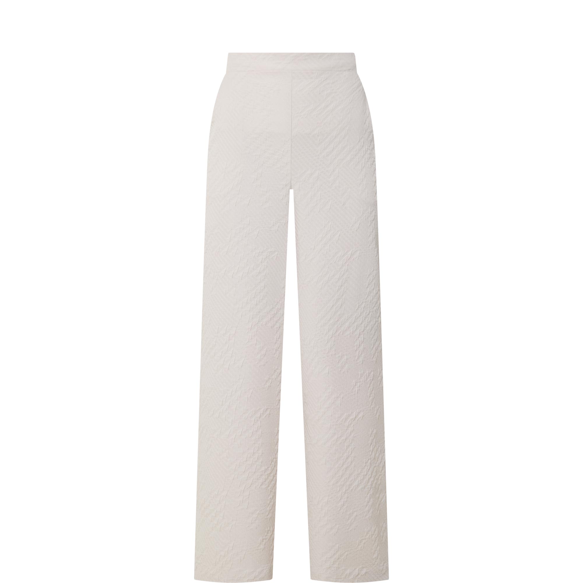 Textured Wide Leg Trousers