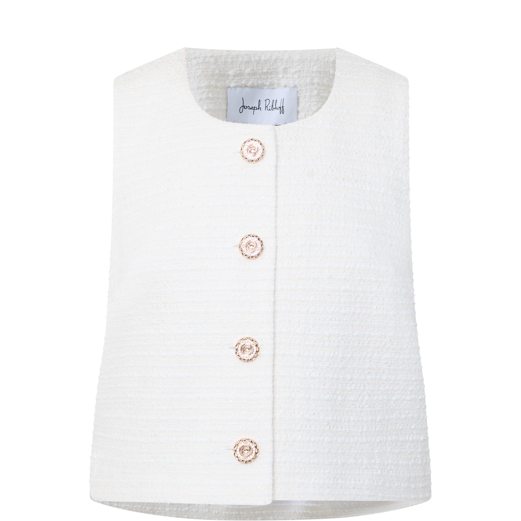 Boucle Knitted Sweater Vest