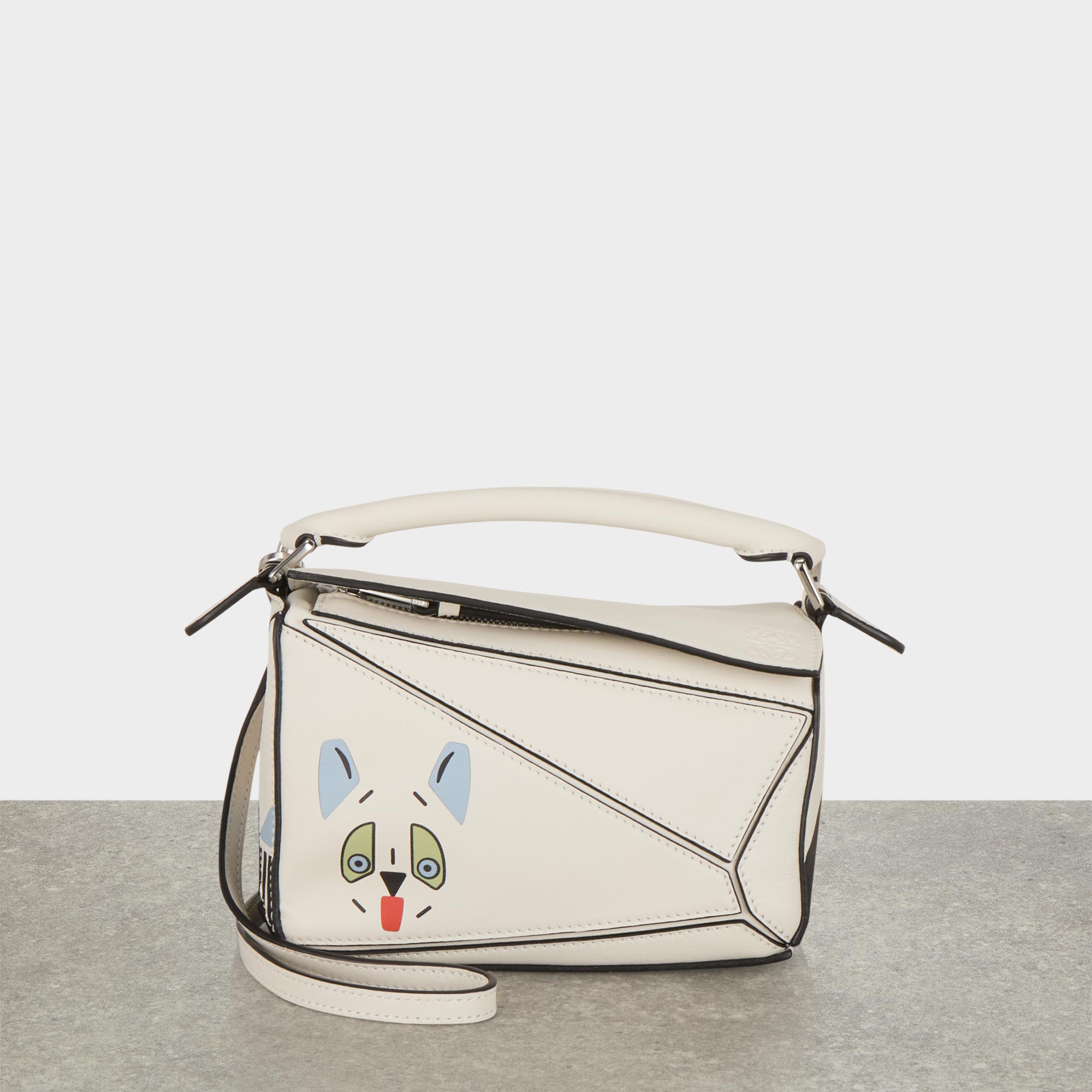 Futurist Cat Puzzle Mini Crossbody Bag