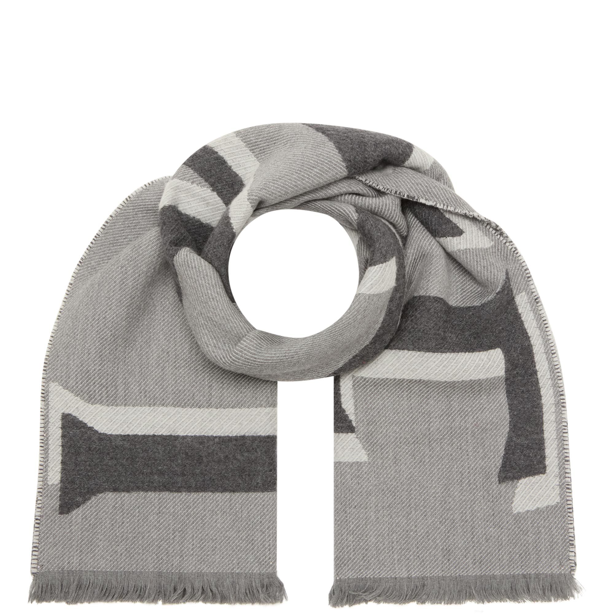 Two-Tone Logo Scarf