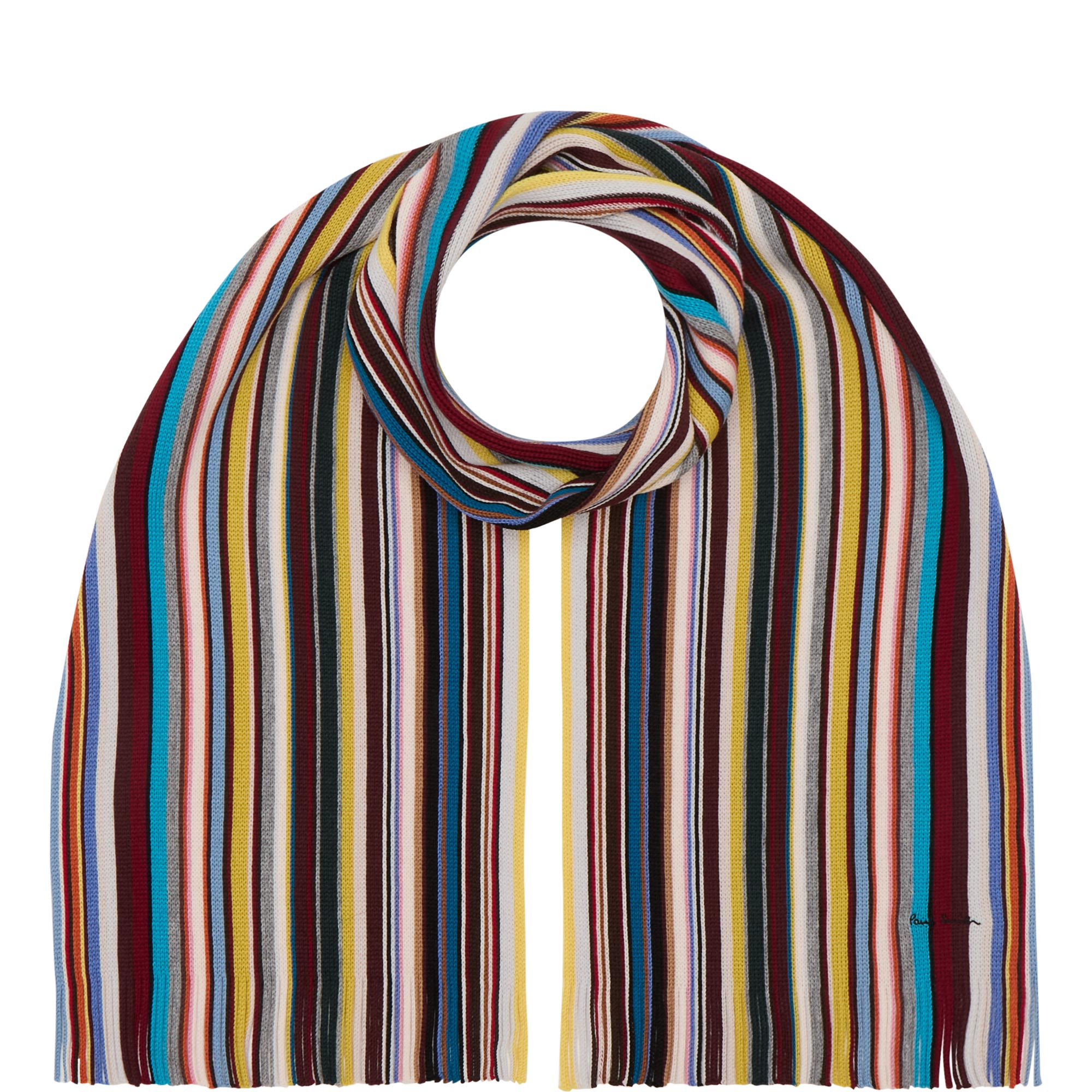Artist Stripe Wrap Scarf