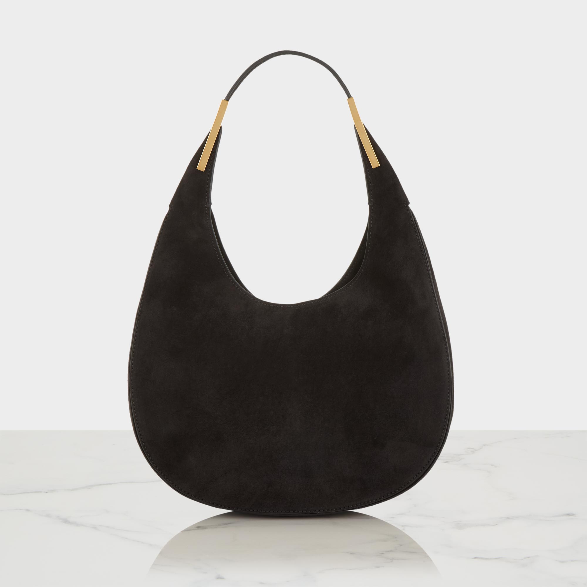 Florence Small Suede Hobo Bag
