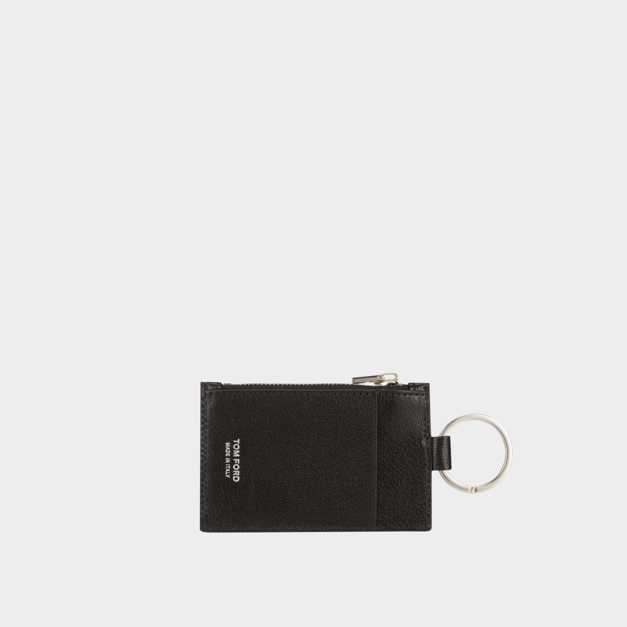 Logo Keyring Grained Cardholder