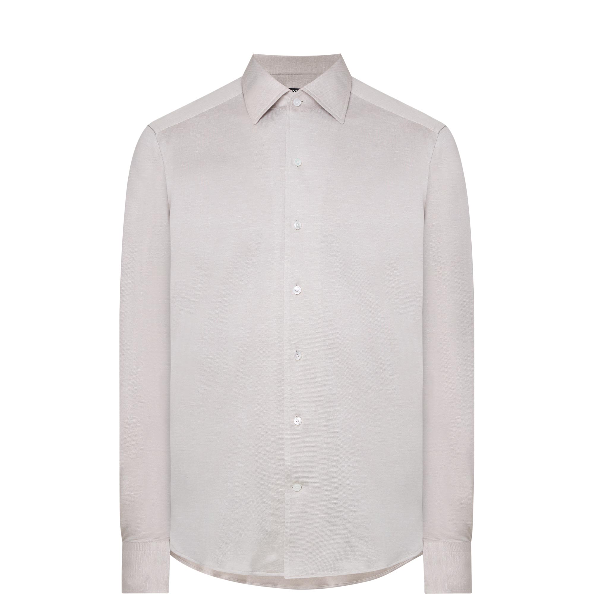 Silk-Linen Regular Fit Casual Shirt