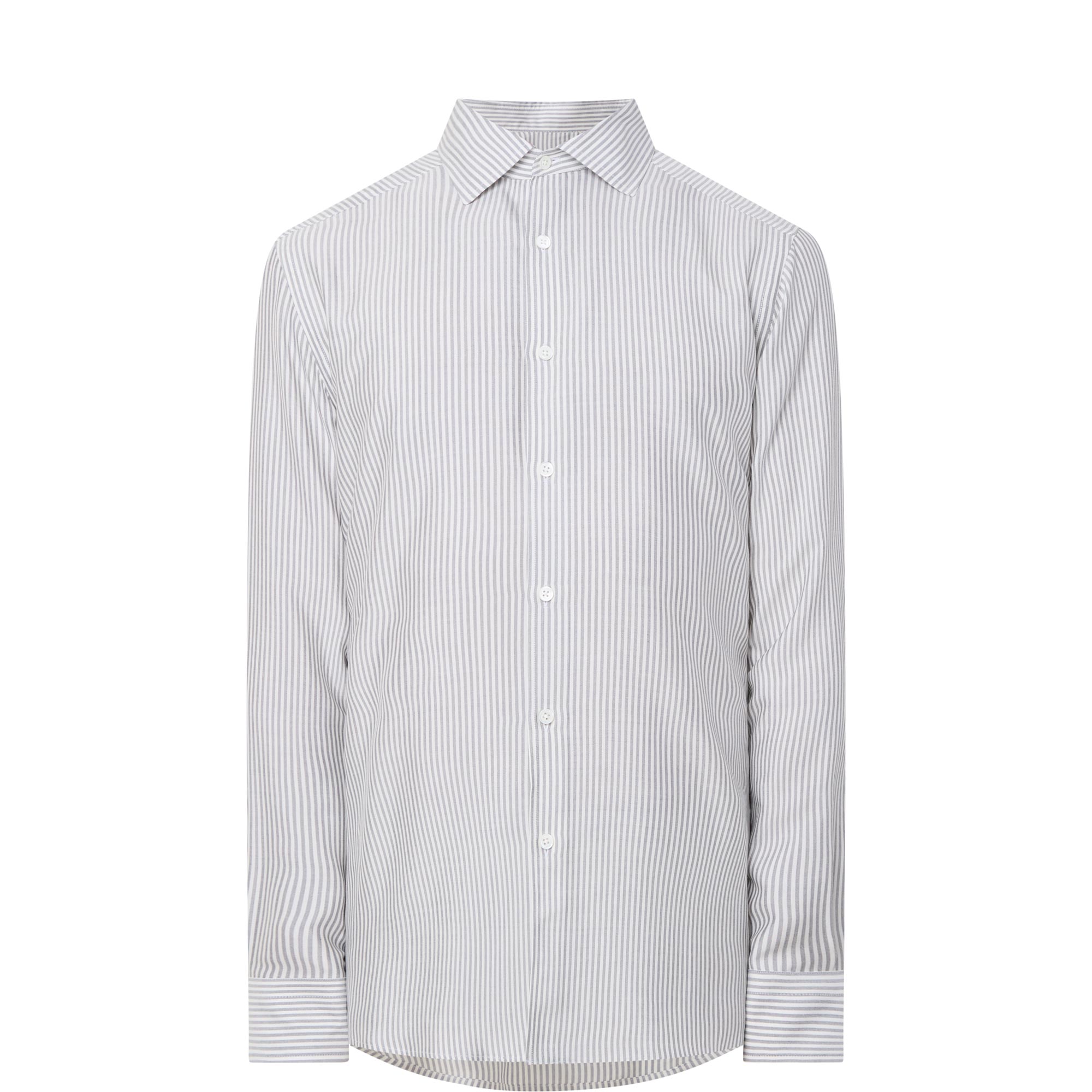 Mulberry Silk Striped Shirt