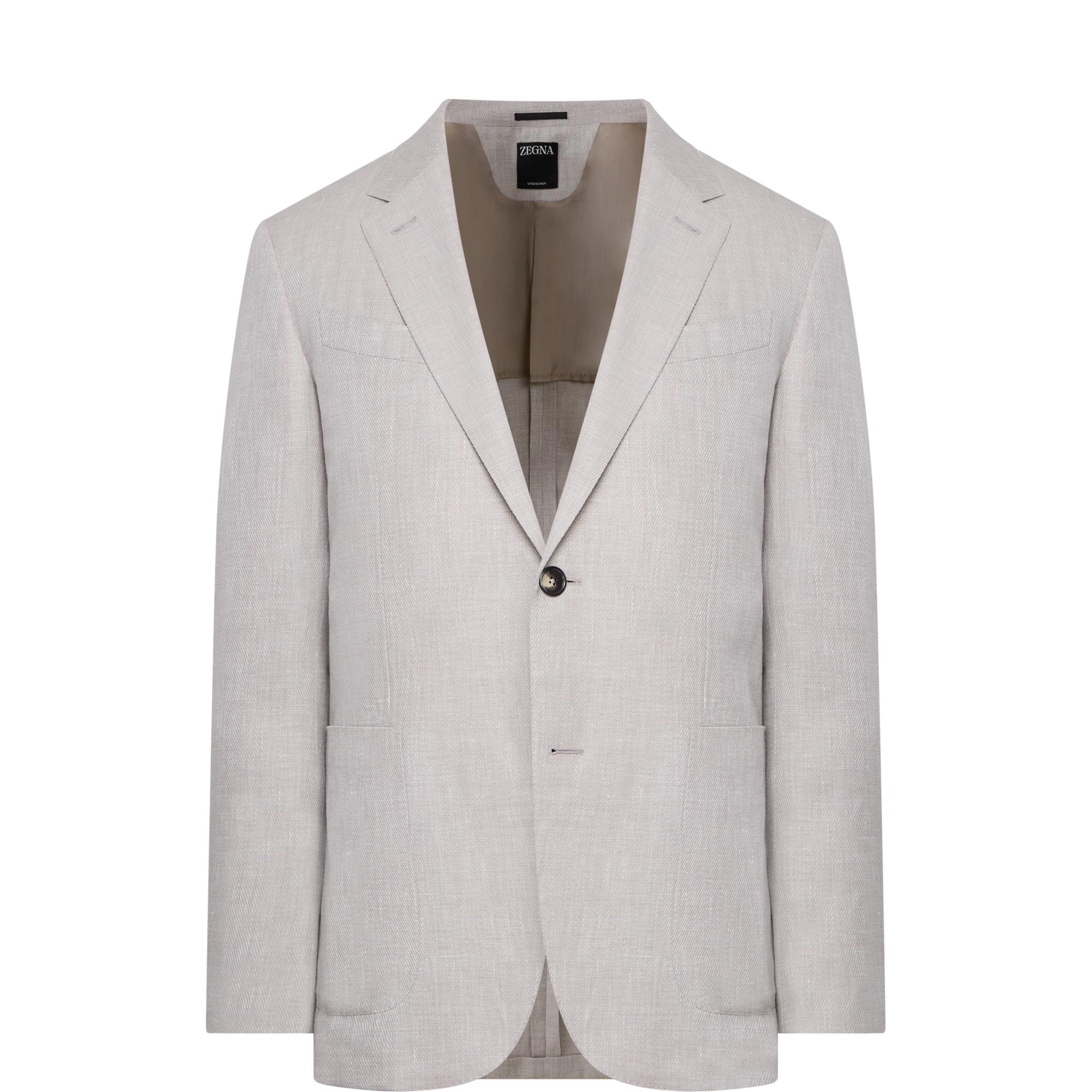 Crossover Single-Breasted Blazer