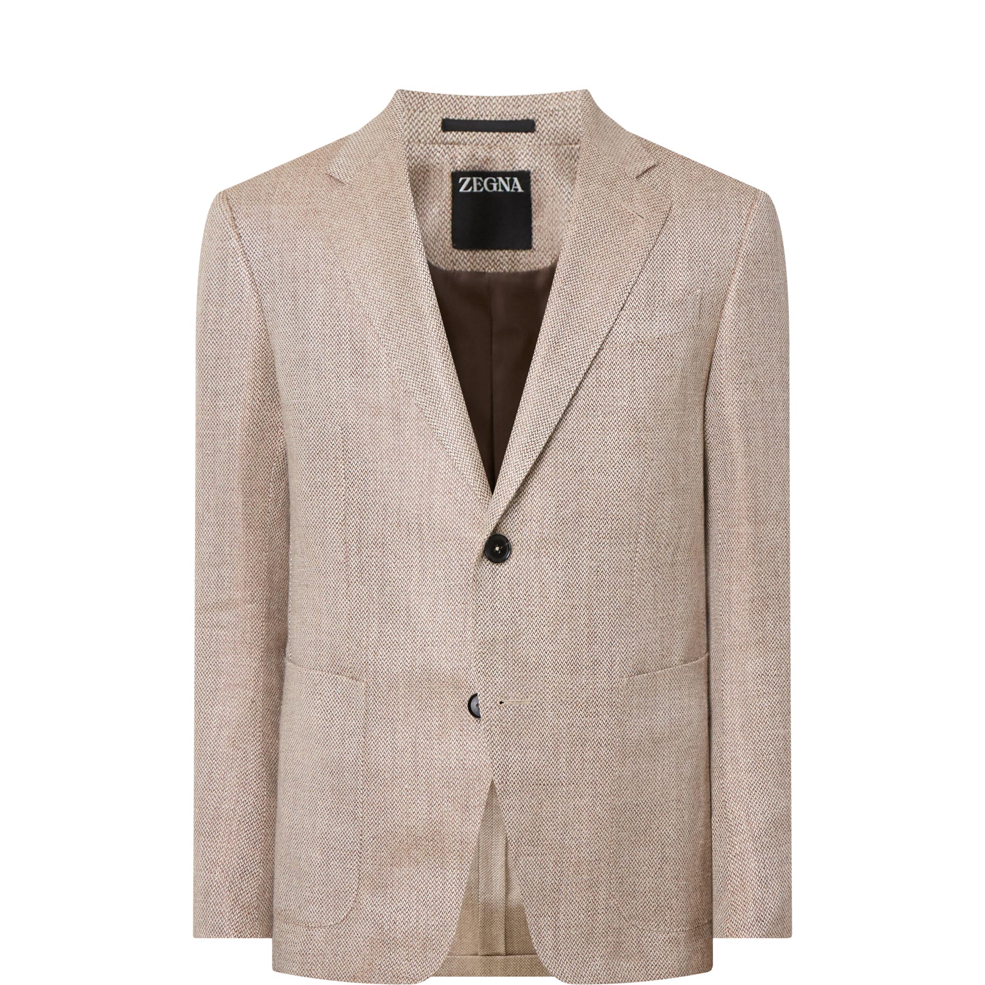 Textured Single Breasted Blazer