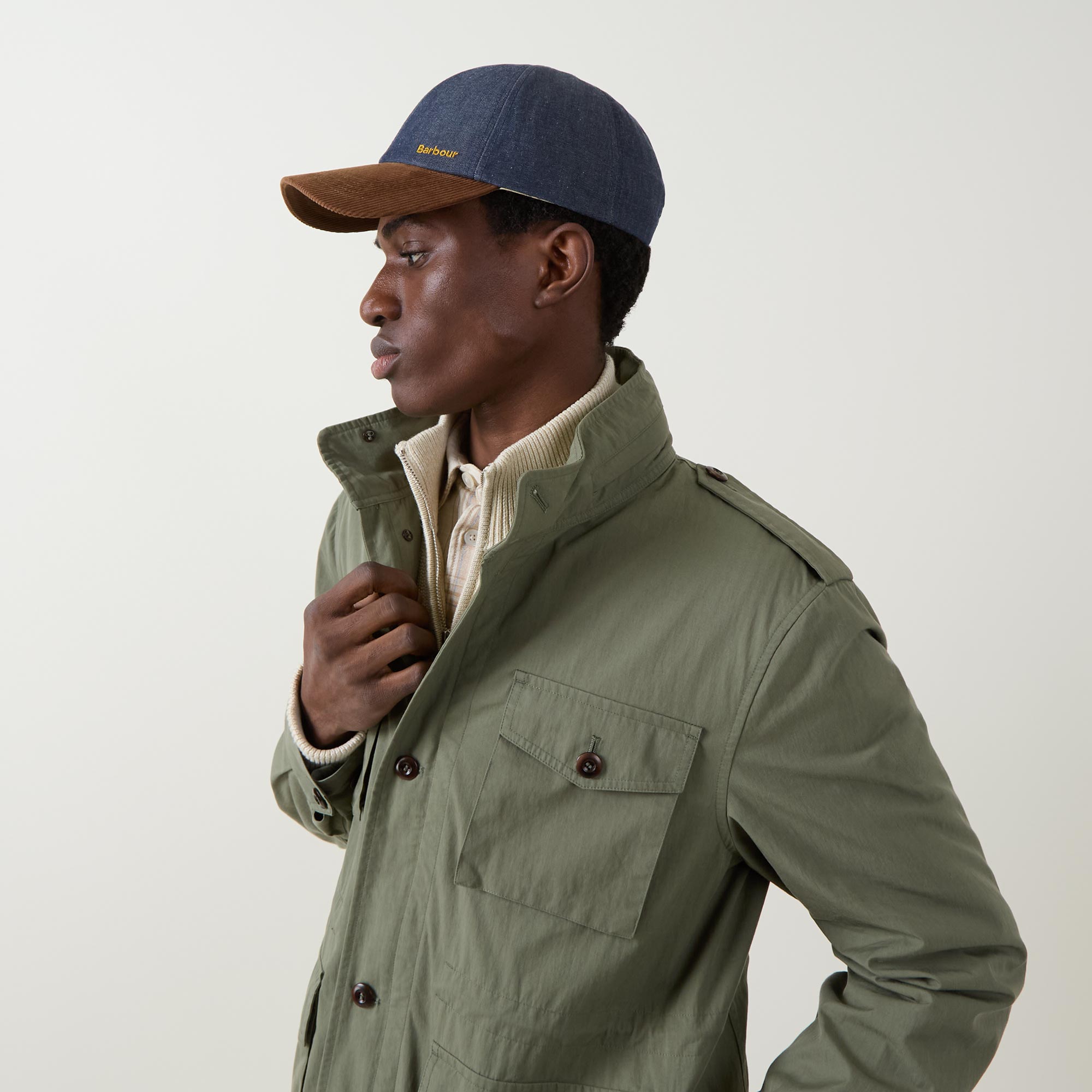 Mya Logo Denim Baseball Cap