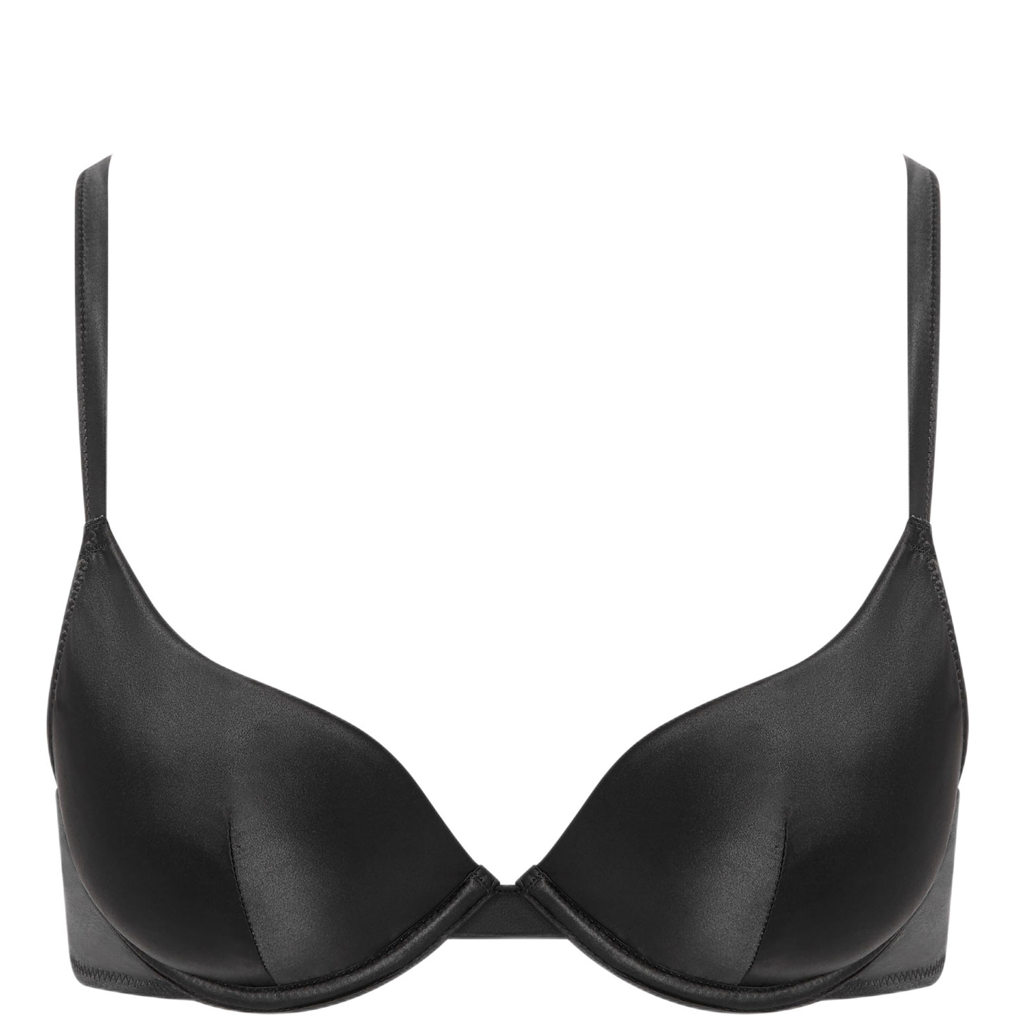 Verona Satin Wired Push-Up Bra