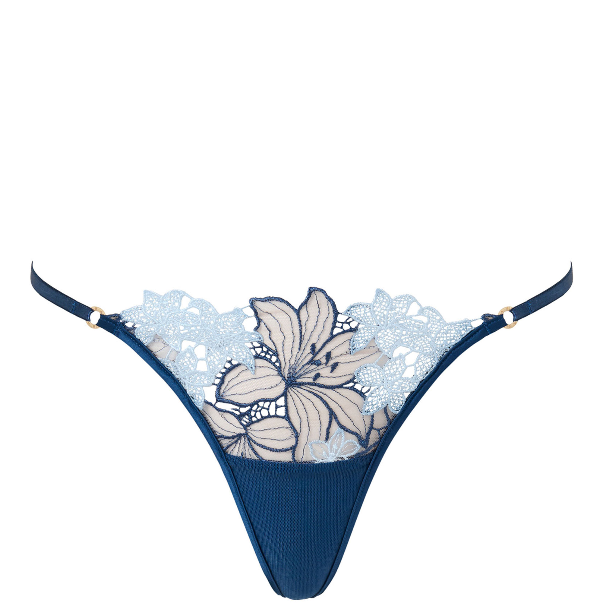 Calantha Embroidered Thong