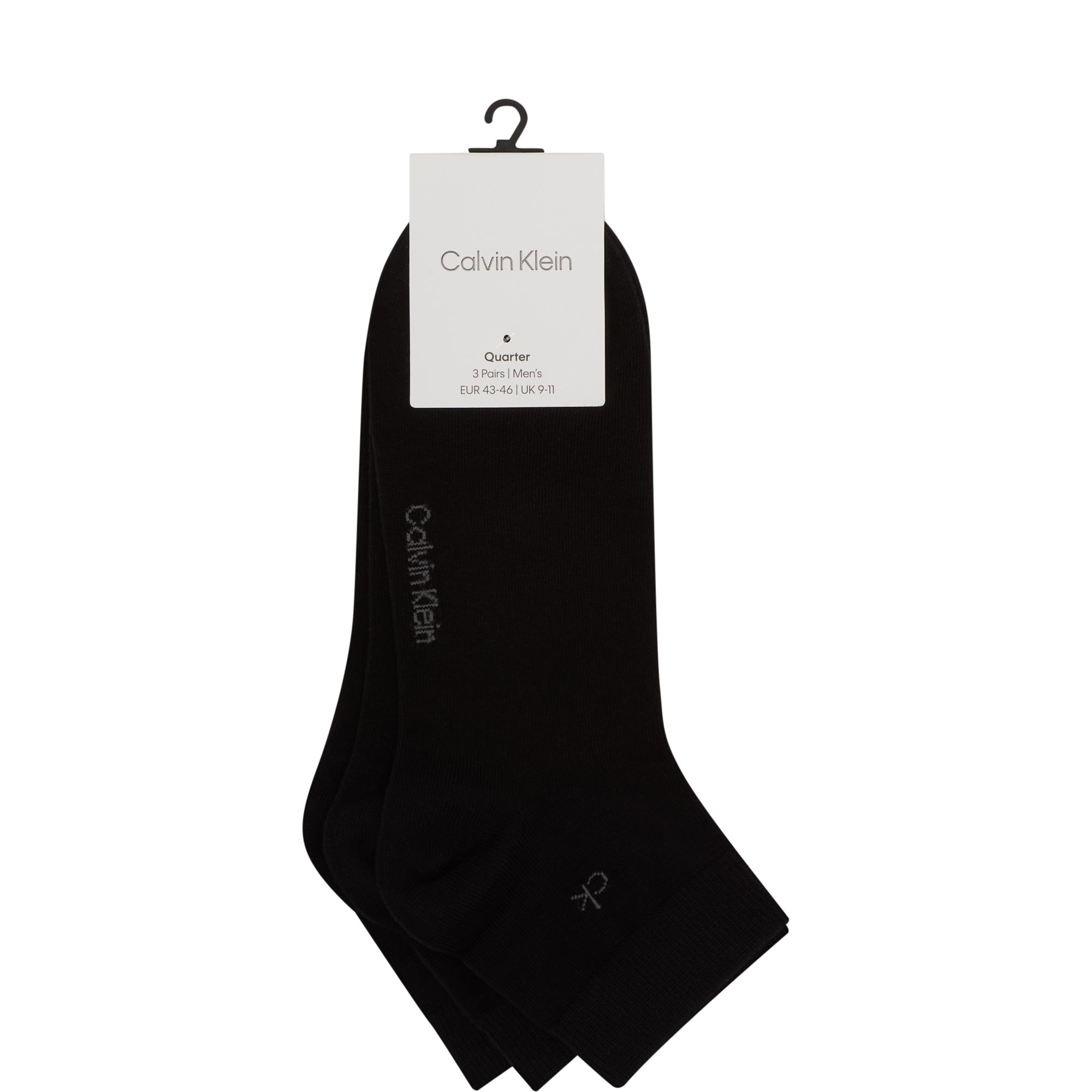 Three-Pack Logo Quarter Socks
