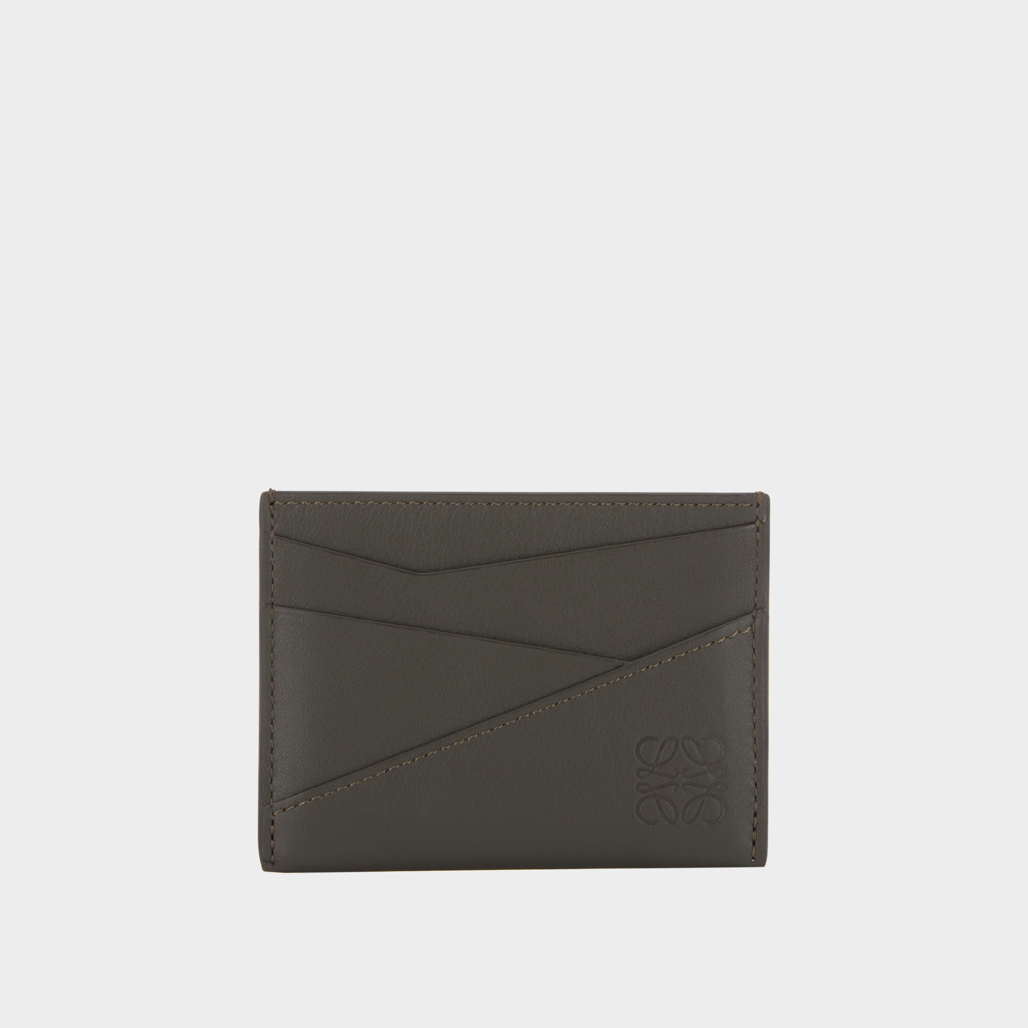 Puzzle Edge Leather Cardholder