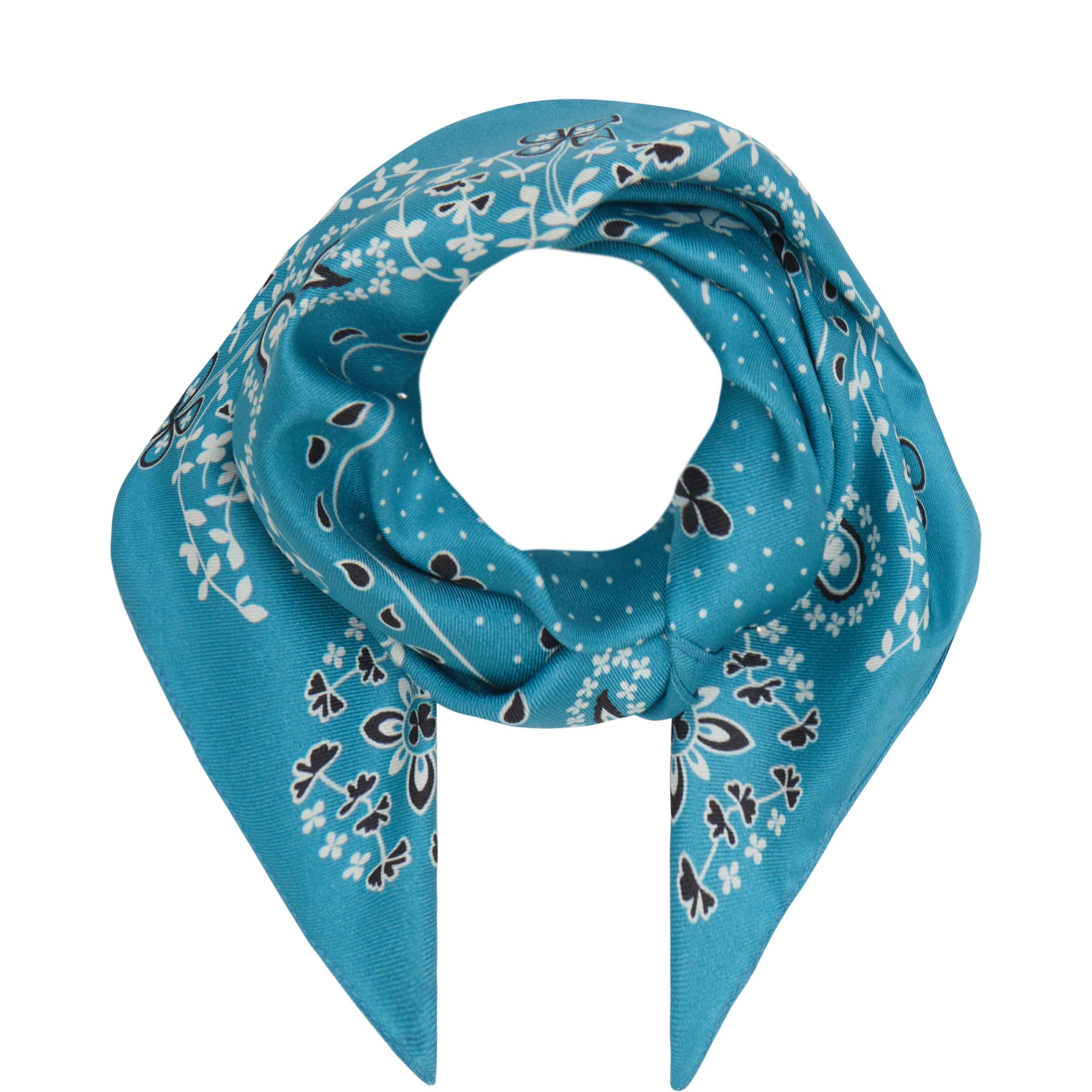 French Bandana Silk Scarf&nbsp;