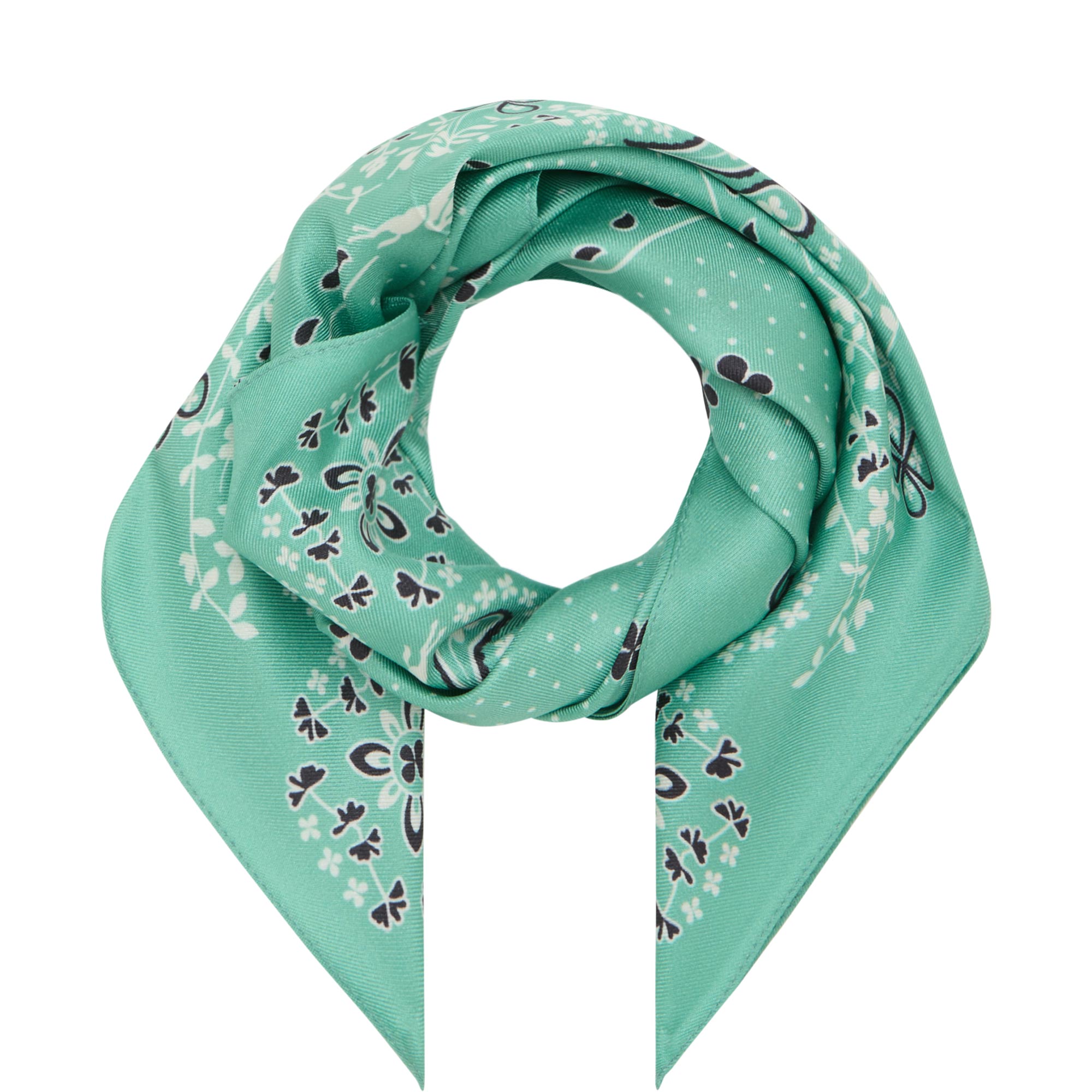 French Bandana Silk Scarf&nbsp;