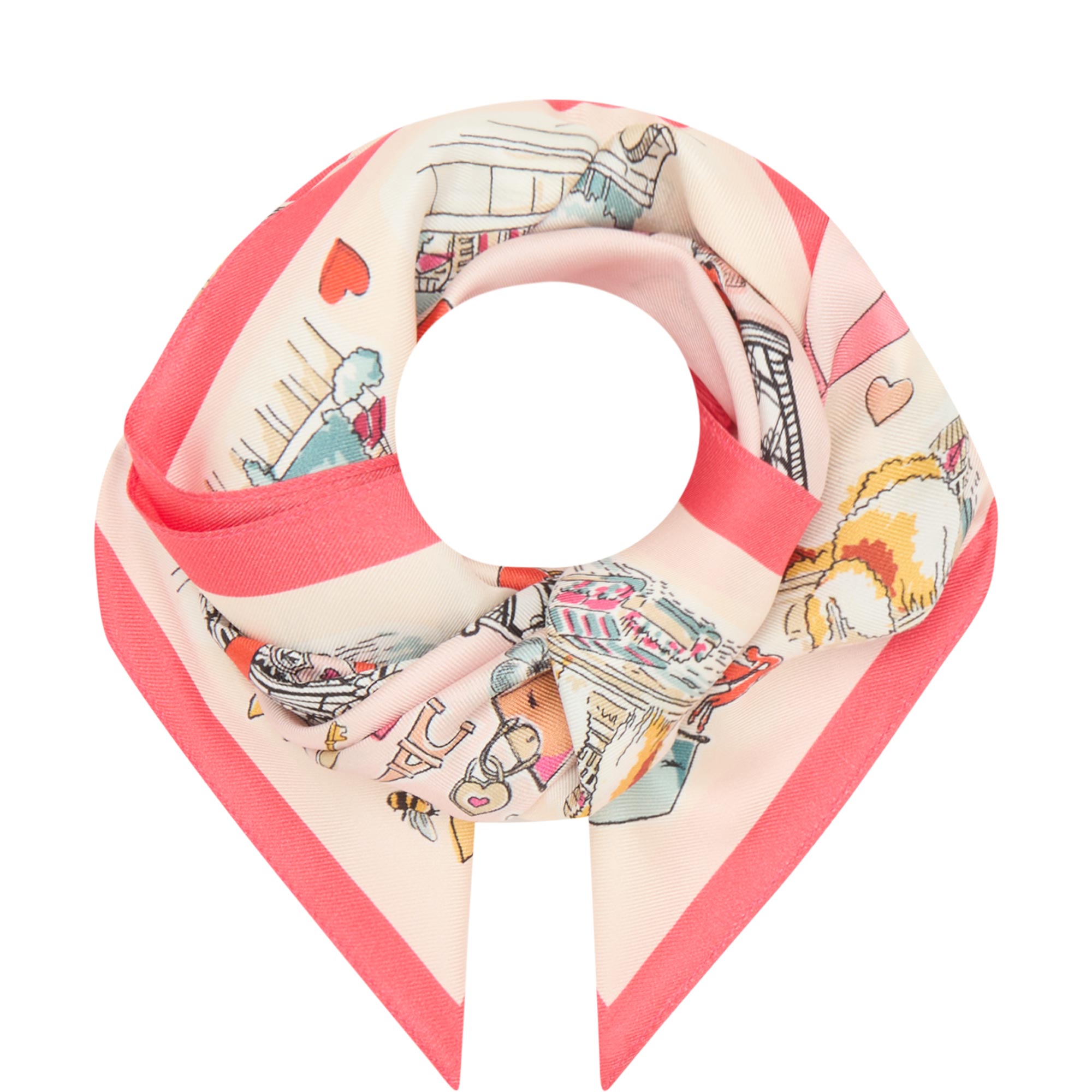 Equestrian Tower Silk Scarf