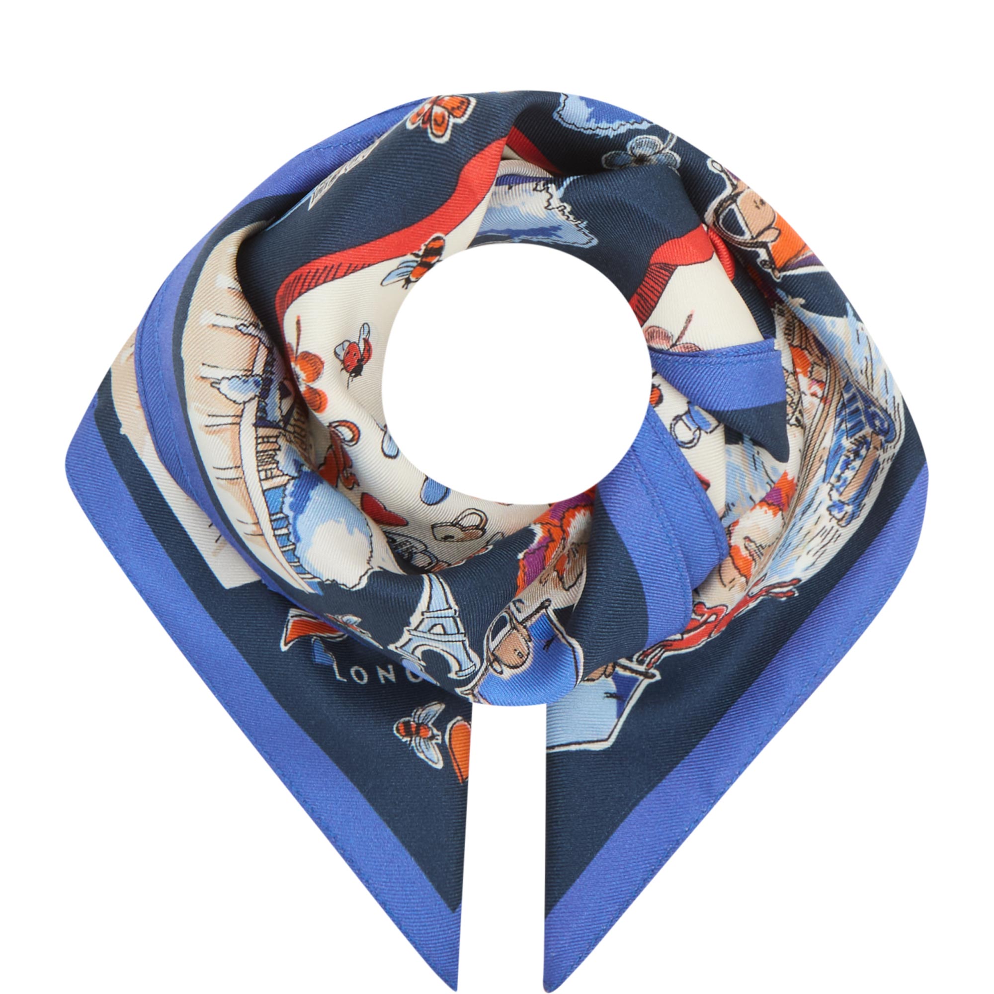 Equestrian Tower Silk Scarf