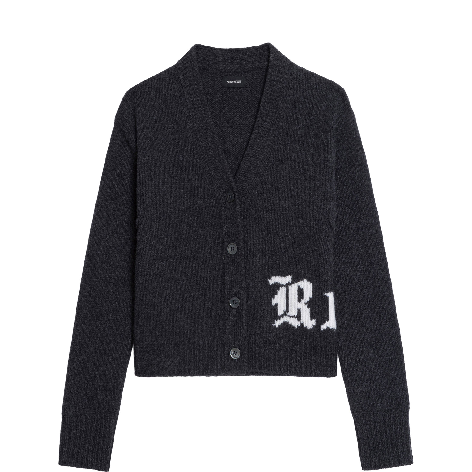 Masy Jacquard Knit Cardigan